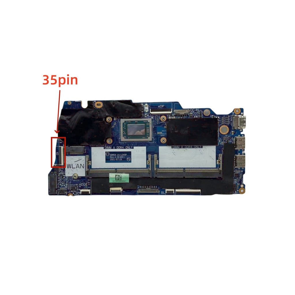 LA-L245P Dell Inspiron 15 3515 Motherboard with AMD R7-3700U CPU - Bighao-Era Laptop part