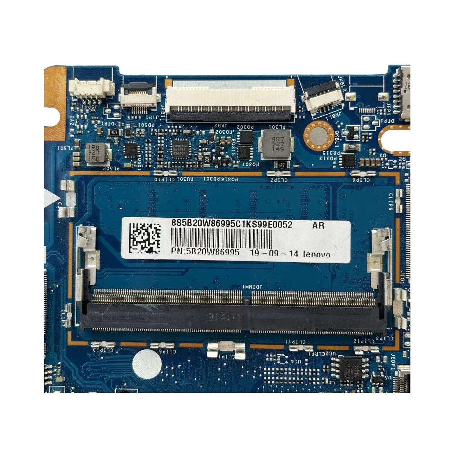 Lenovo Ideapad S340-14IIL Motherboard LA-H103P with i5-1035G1 CPU and 4GB RAM - Bighao-Era Laptop part