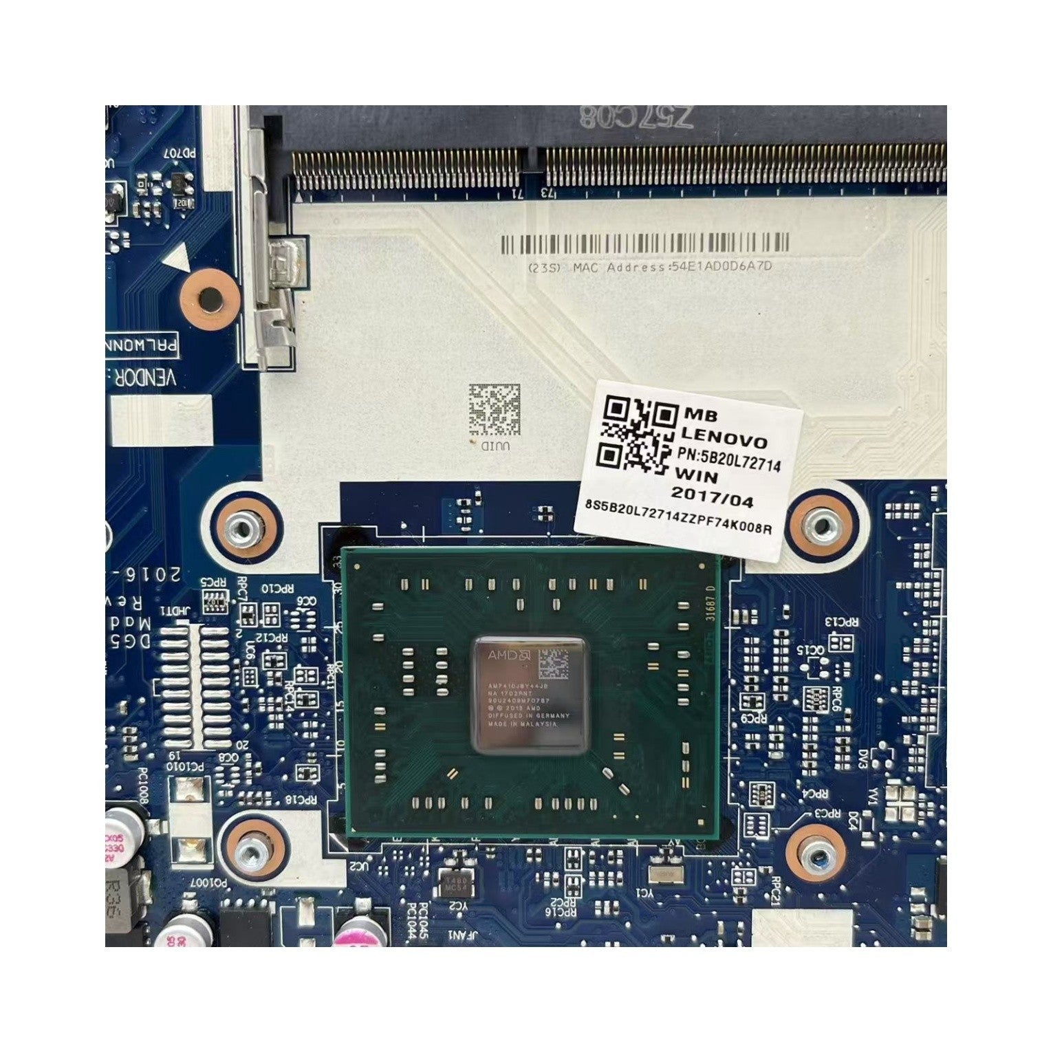 5B20L72714 Lenovo IdeaPad 110-15ACL Motherboard NM-B051 UMA A8-7410 - Bighao-Era Laptop part