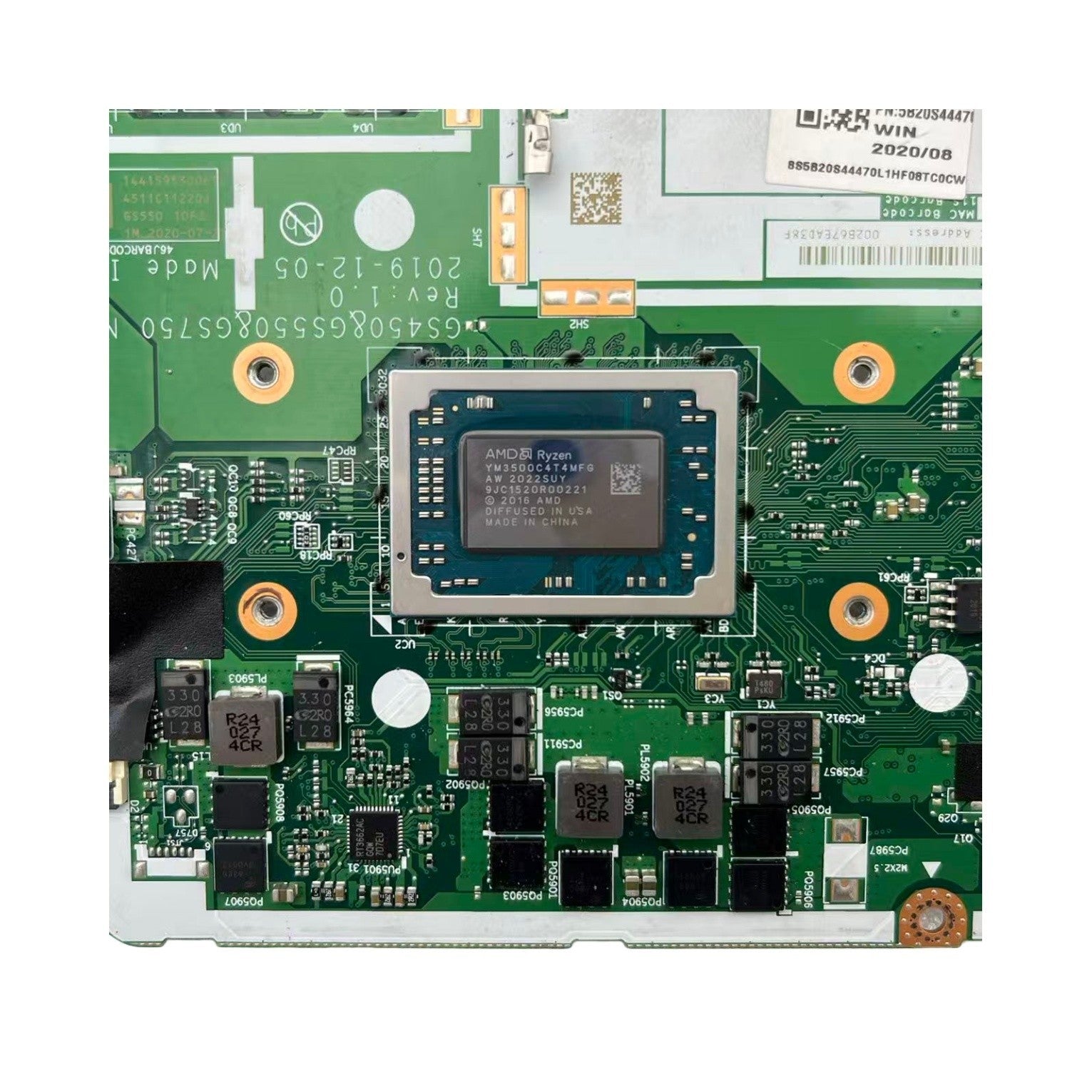 5B20S44470 Lenovo Ideapad 3 15ADA05 Motherboard NM-C821 R5-3500U 4GB - Bighao-Era Laptop part