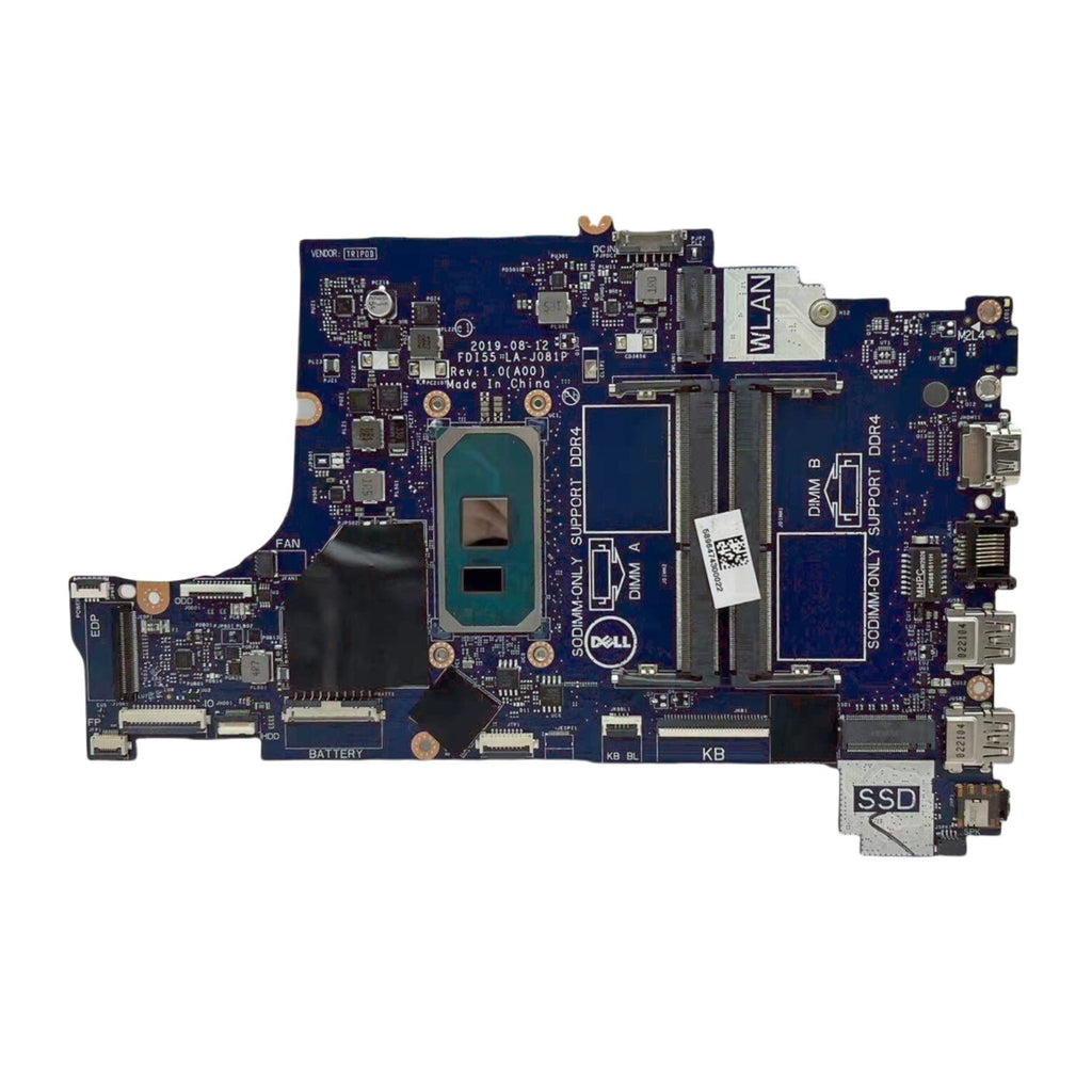 Dell Inspiron 3593 Motherboard LA-J081P with i3-1005G1 CPU - Replacement for 052X6W - Bighao-Era Laptop part