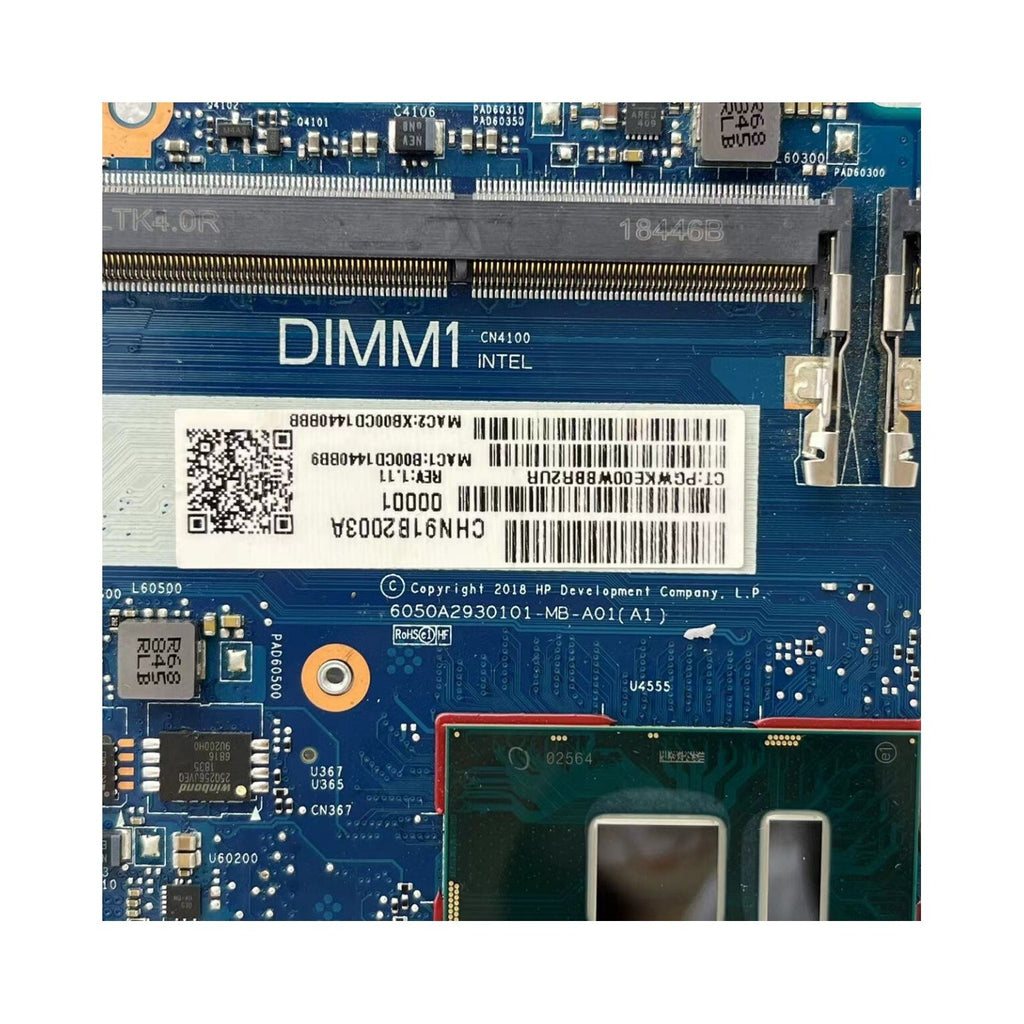 HP Elitebook 640 G4 Motherboard 6050A2930101 L09565-001/601 i5-7200U CPU - Bighao-Era Laptop part