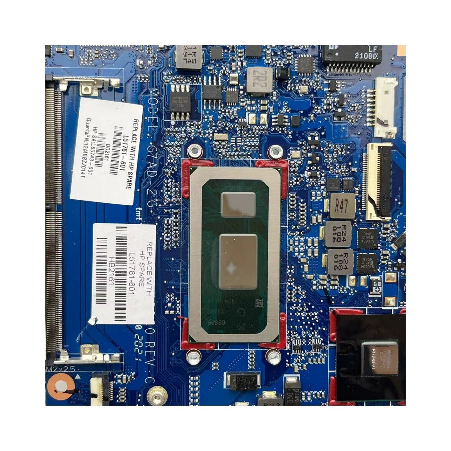 DAG7AMB38C0 G7AD-2G HP 14-CE Motherboard for i5-8265U MX250 2G L51761-601 - Bighao-Era Laptop part