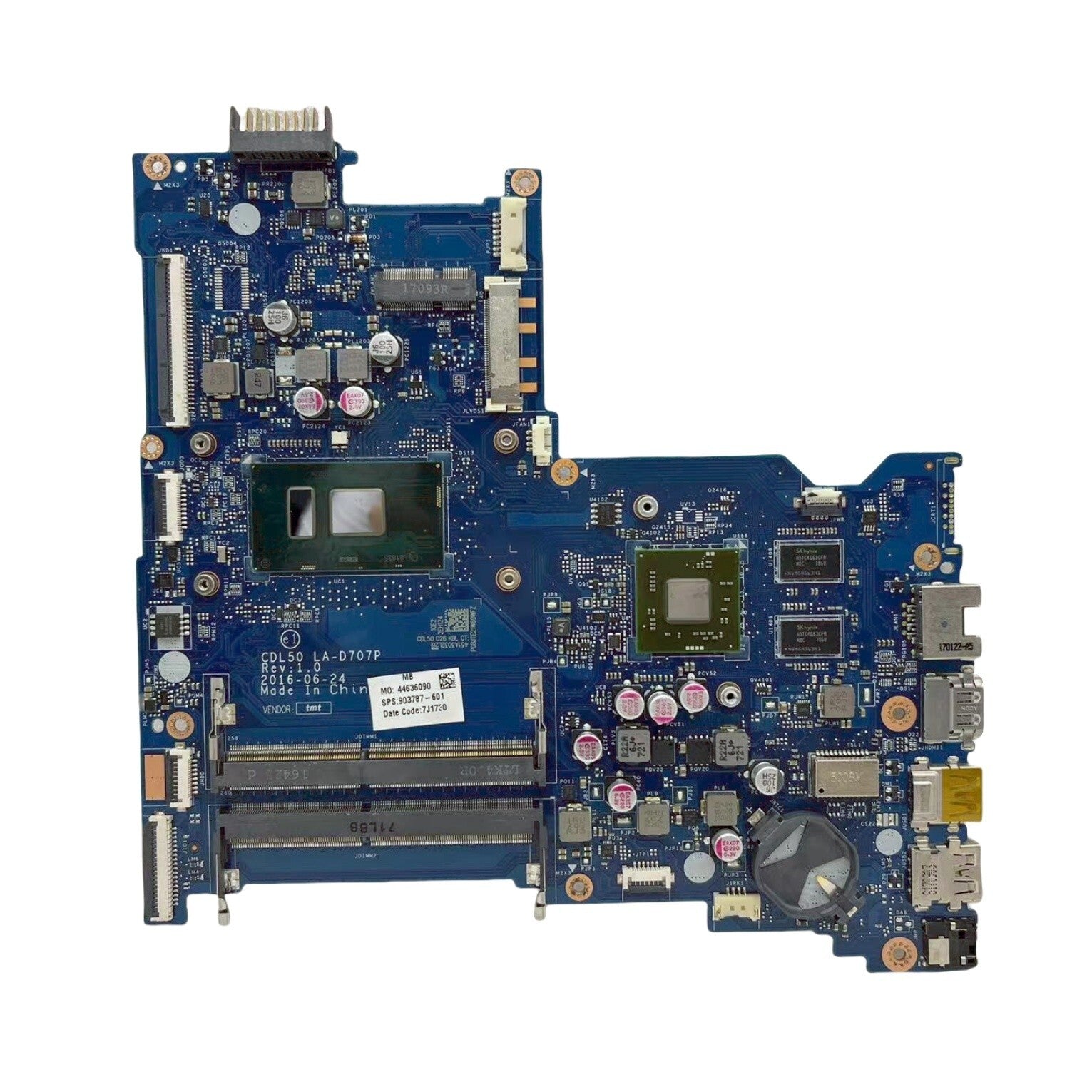 CDL50 LA-D707P HP Pavilion 15-AY Motherboard i7-7500U R7 M430 2GB 903787-601 - Bighao-Era Laptop part