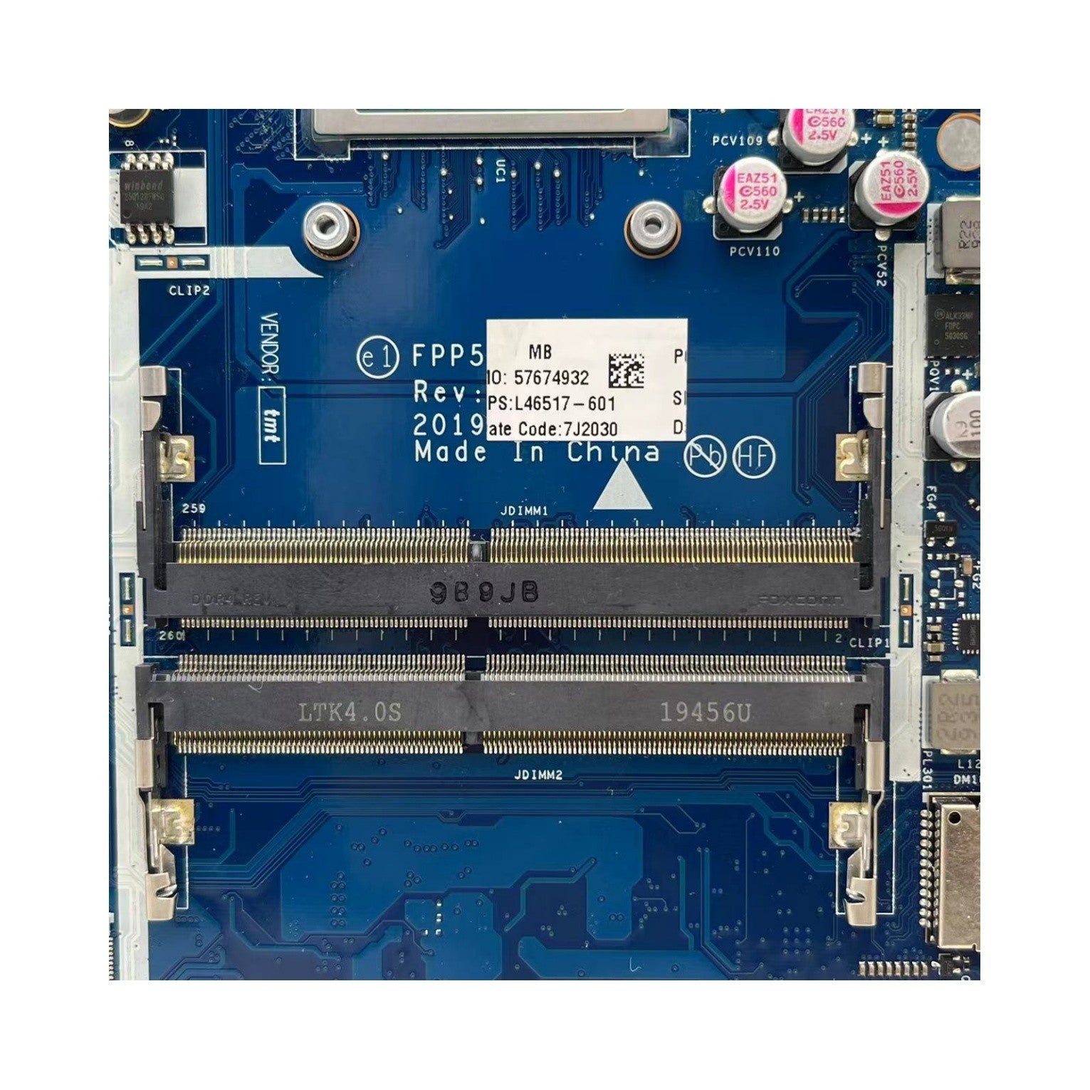 L46517-601 For HP 15-DB Motherboard FPP55 LA-G07JP Ryzen 3-3200U Radeon 530 2GB - Bighao-Era Laptop part