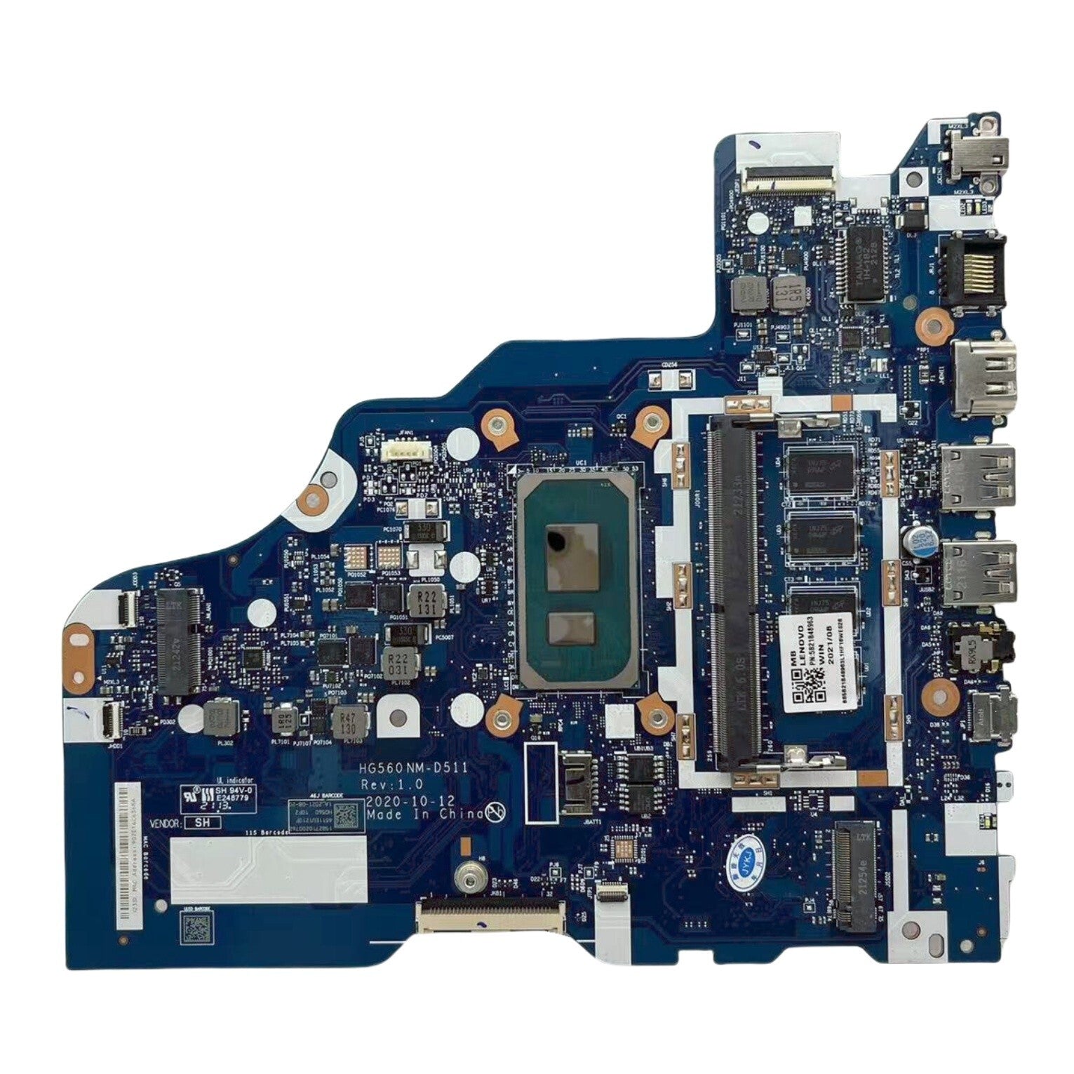 5B21B48963 Lenovo Ideapad L3-15ITL6 Motherboard NM-D511 with 7505U CPU and 4GB HG560 - Bighao-Era Laptop part