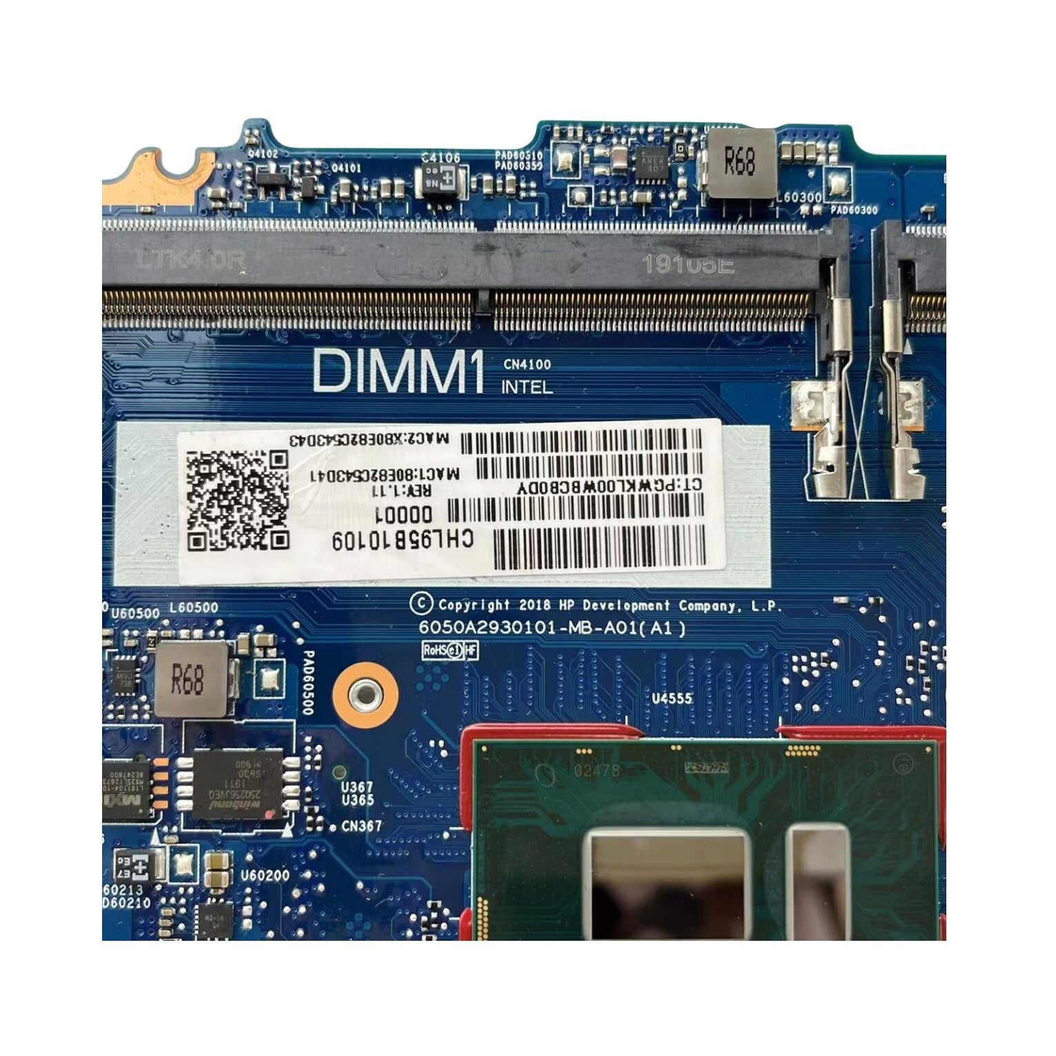 HP Elitebook 640 G4 Motherboard 6050A2930101 with i5-8250U CPU L09567-601 - Bighao-Era Laptop part