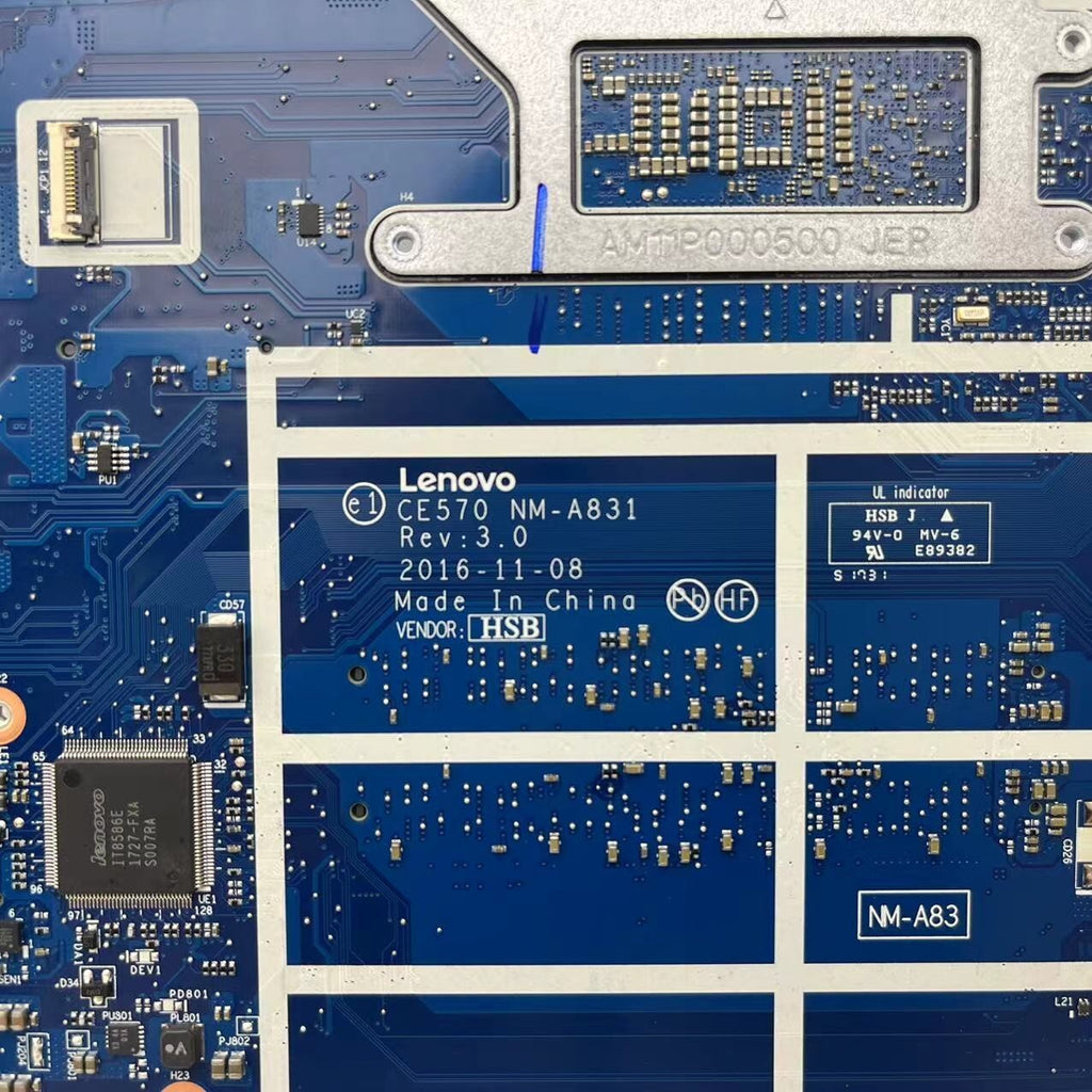 Lenovo ThinkPad E570 Motherboard NM-A831 for i3 i5 CPUs - 01EP405 01EP389 01EP391 - Bighao-Era Laptop part