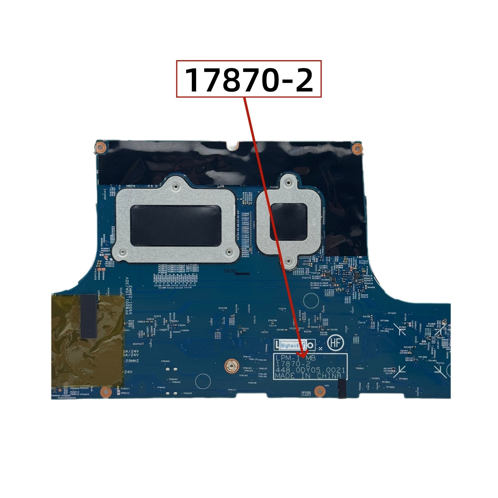Lenovo ThinkPad P1 Gen 1 Motherboard with i5/i7 8th Gen CPU and P1000/P2000 GPU - Model 17870-1/2 - Bighao-Era Laptop part