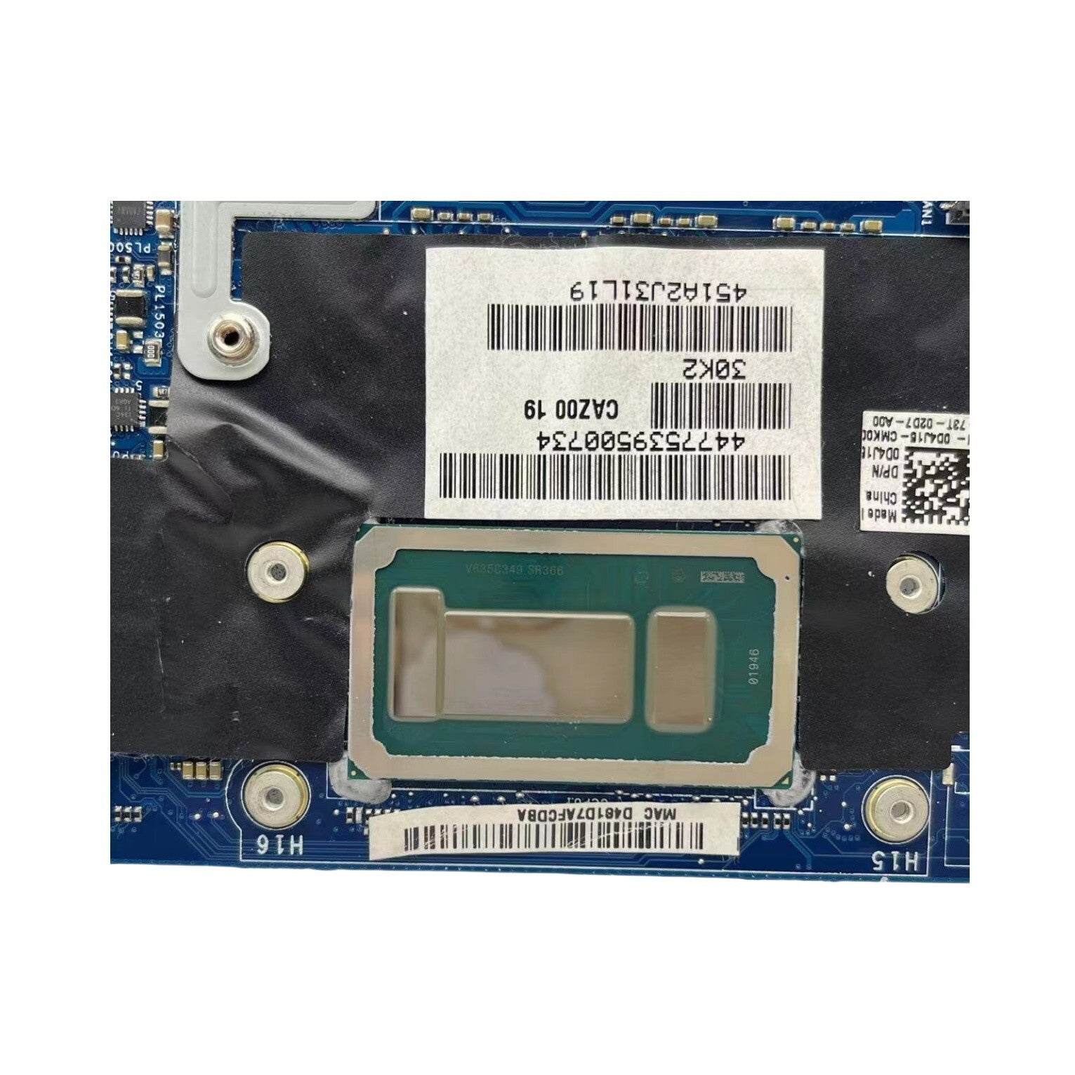 DELL XPS 13 9360 Motherboard LA-D841P with i7-7560U CPU and 16GB RAM - Bighao-Era Laptop part