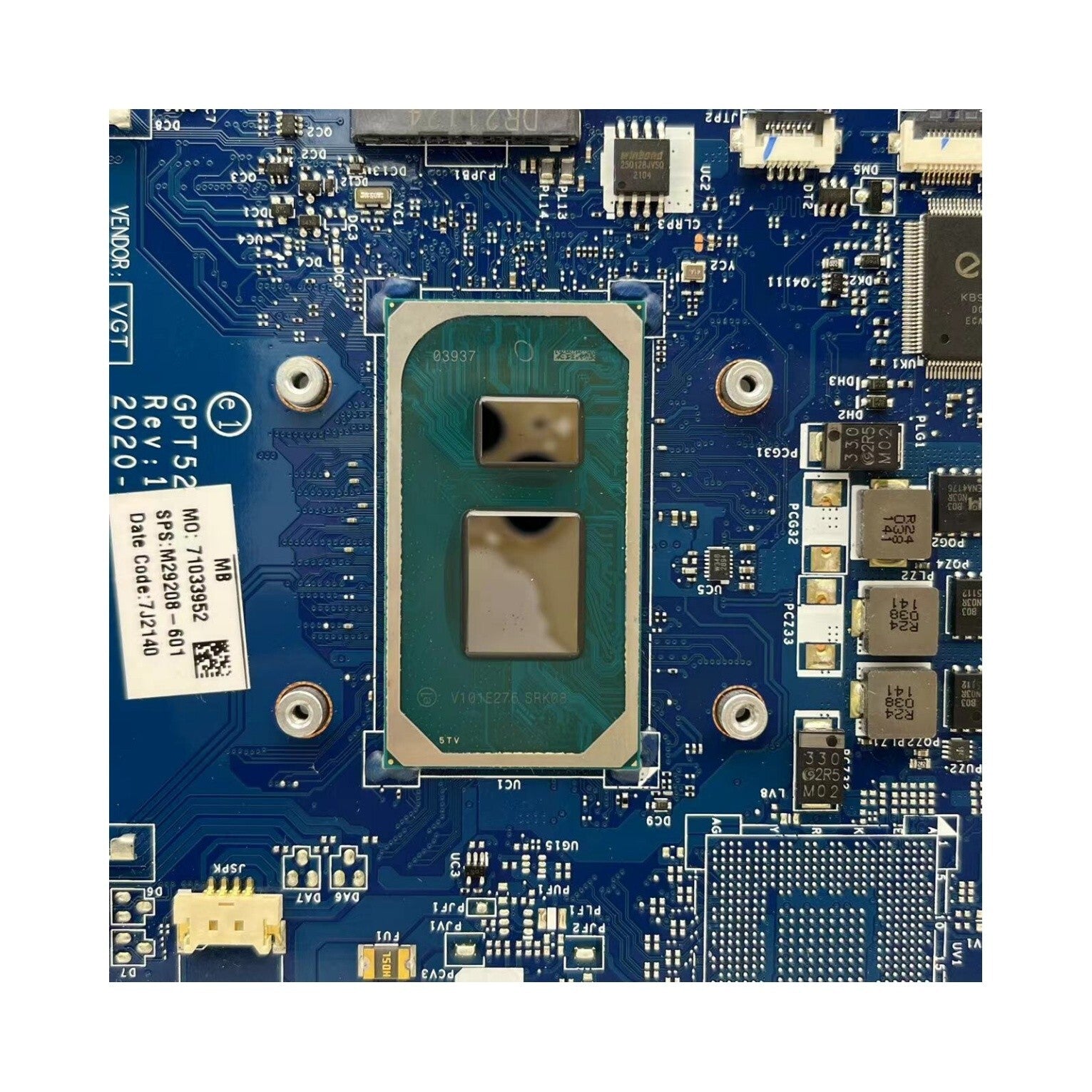 GPT52 LA-K201P For HP 15-DU 15s-DU Motherboard Core i3-1115G4 CPU M29208-601 - Bighao-Era Laptop part