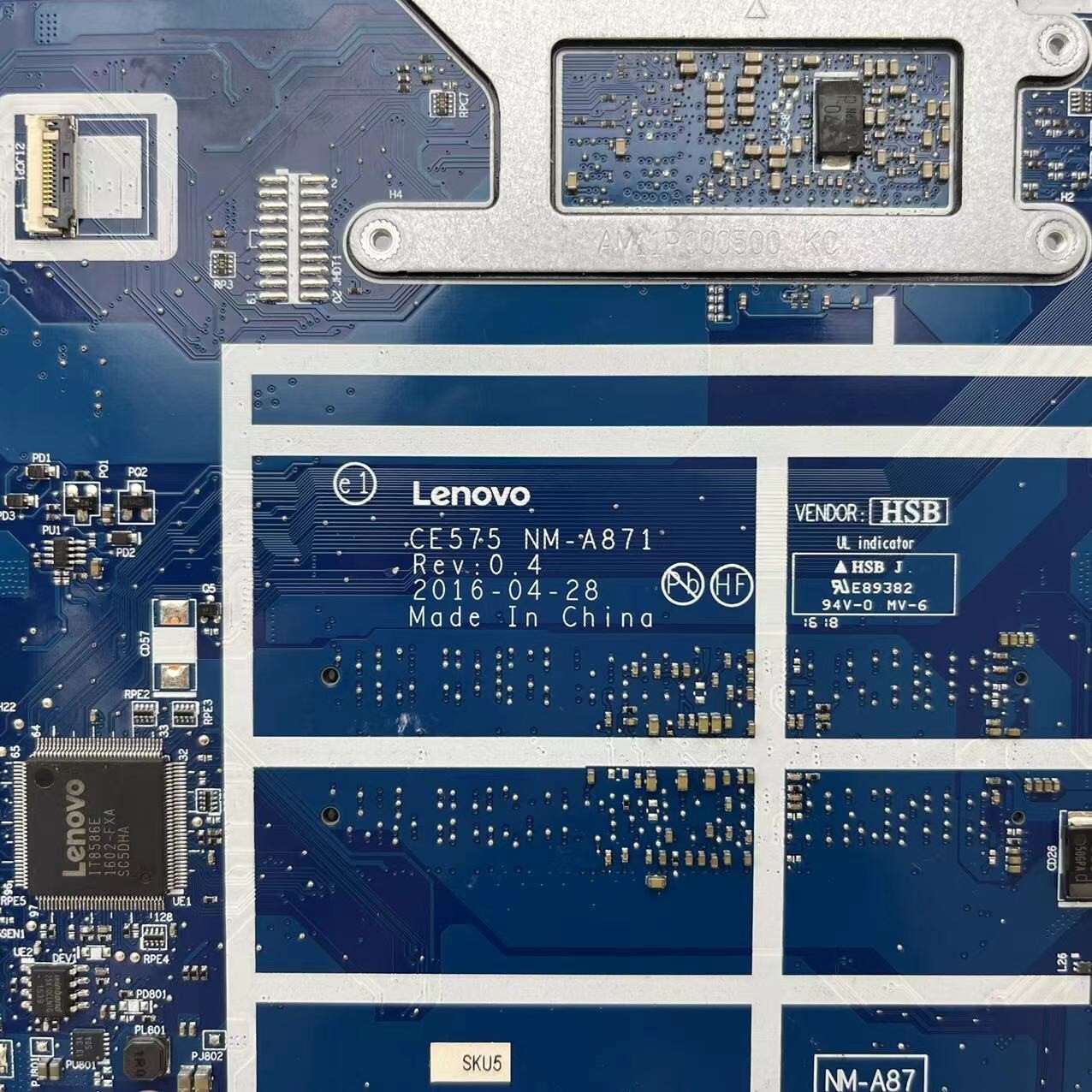 Lenovo ThinkPad E575 Motherboard NM-A871 with A12-9700P CPU and R5 M330/2G GPU - Bighao-Era Laptop part