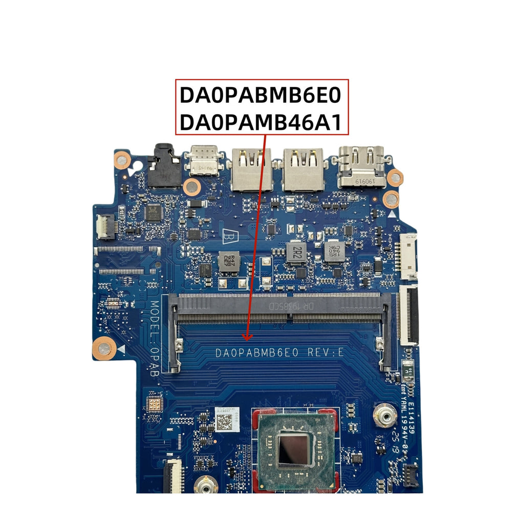 HP 14-DQ Motherboard N5000 DA0PAMB46A0 for 14-DQ 14s-dq with 64GB eMMC - Bighao-Era Laptop part