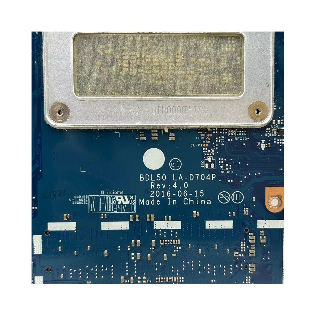 HP 15-AY Laptop Motherboard LA-D704P with UMA 854937-601 and i5-6200U CPU - Bighao-Era Laptop part