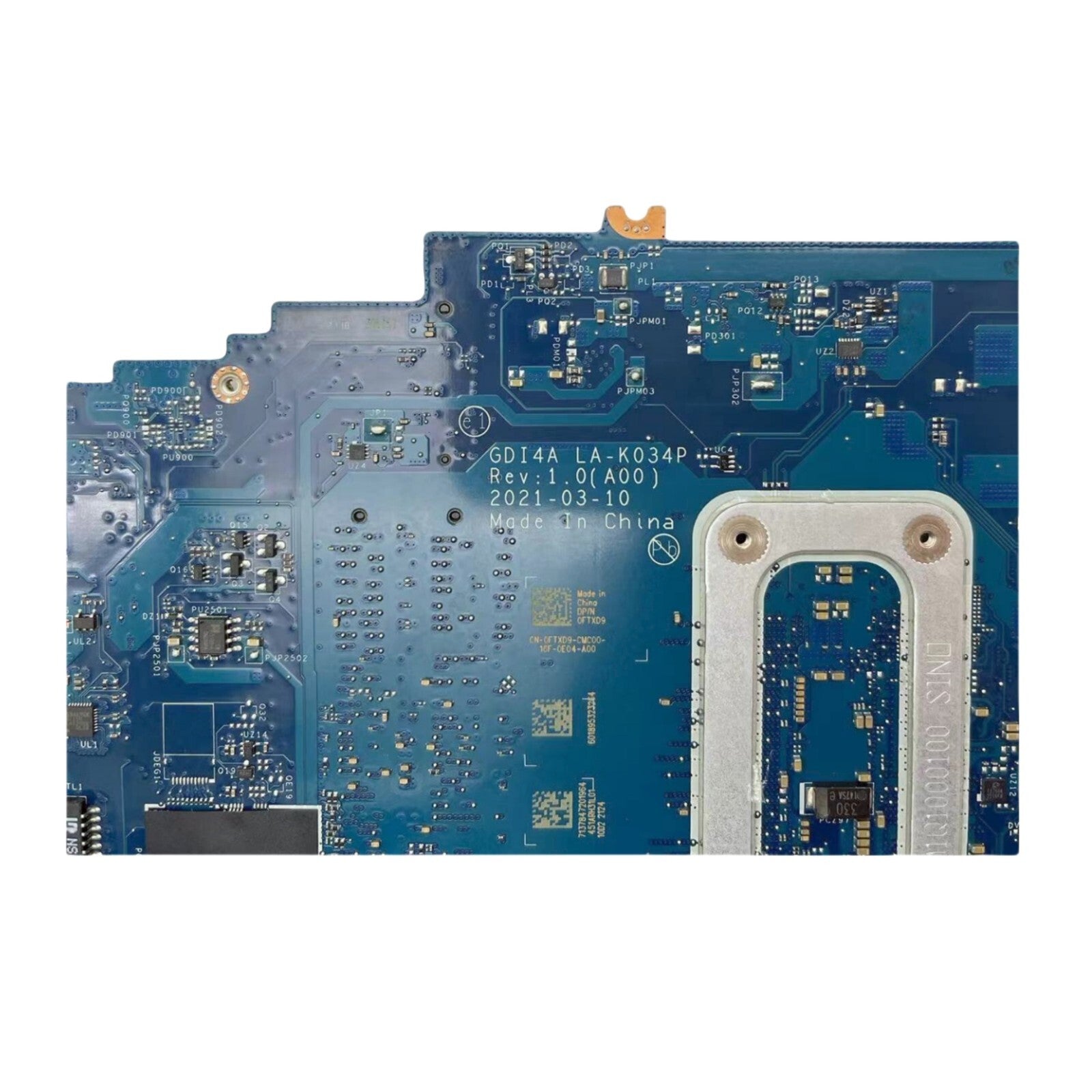 Dell Vostro 3400 Motherboard LA-K034P DDR4 i3 i5 11th Gen 0FTXD9 - Bighao-Era Laptop part