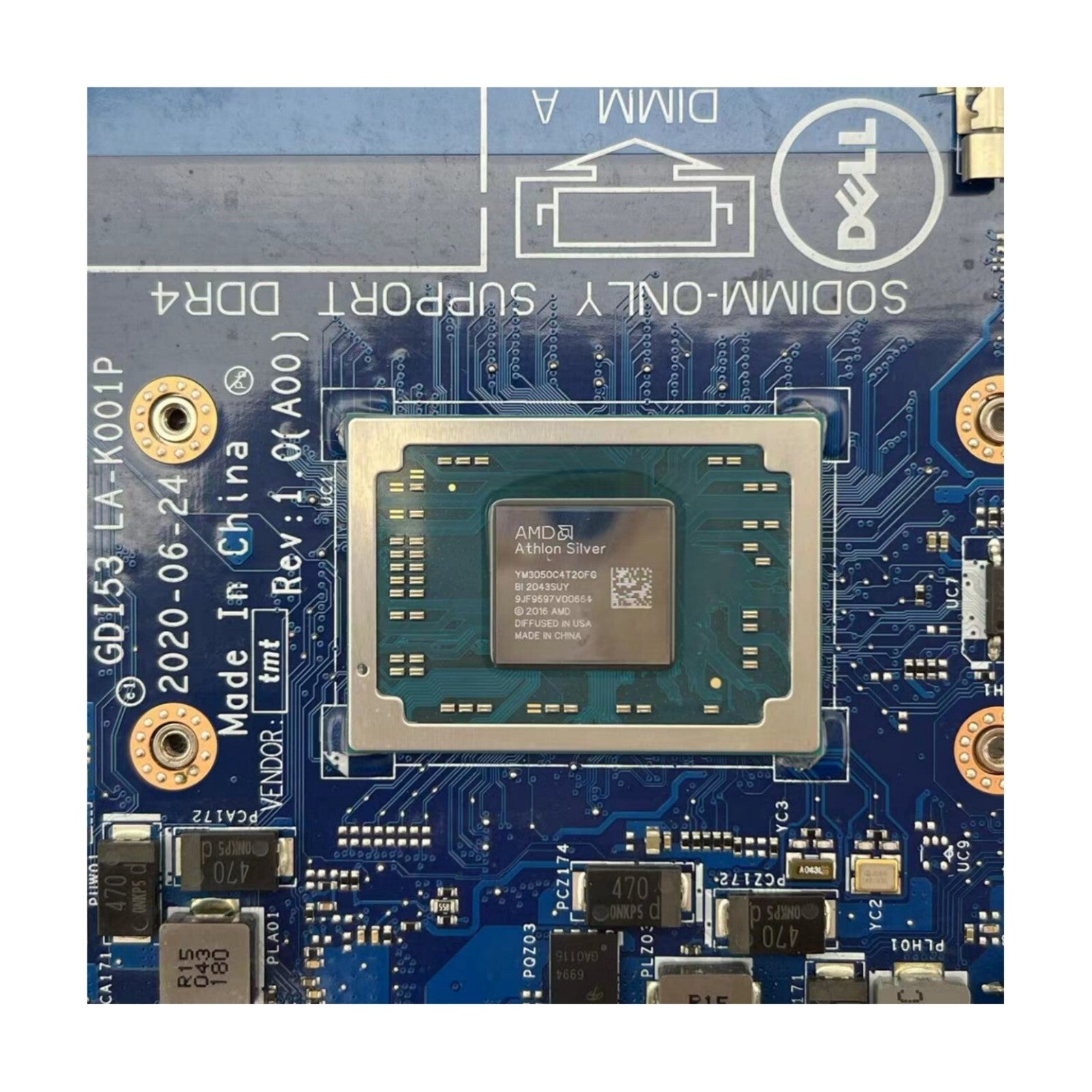 LA-K001P Mainboard Dell Inspiron 15 3505 with AMD 3050U CPU - 0P92W5 Motherboard Replacement - Bighao-Era Laptop part