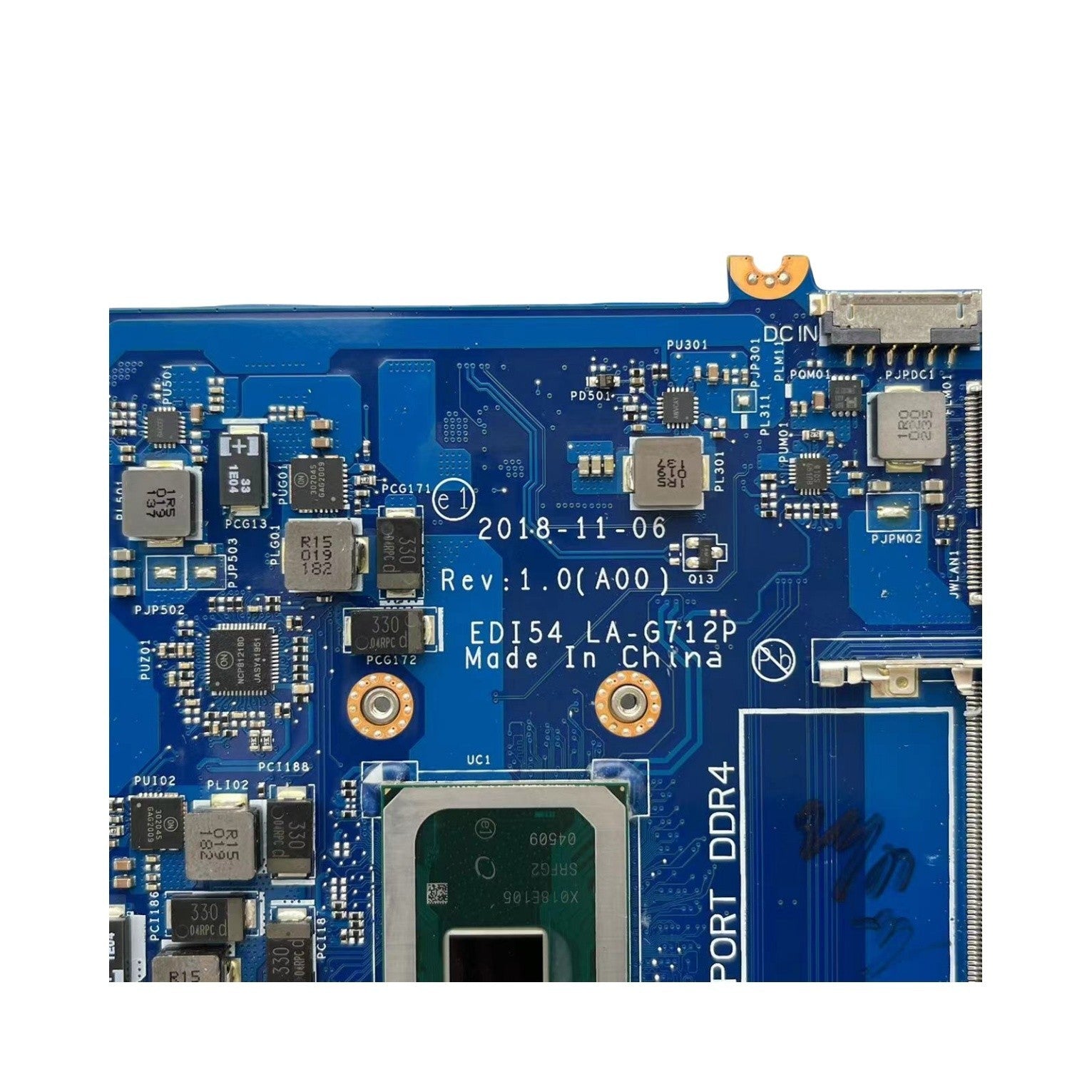 EDI54 LA-G712P For Dell Inspiron 3583 Laptop Motherboard Celeron 4205U CPU UMA - Bighao-Era Laptop part
