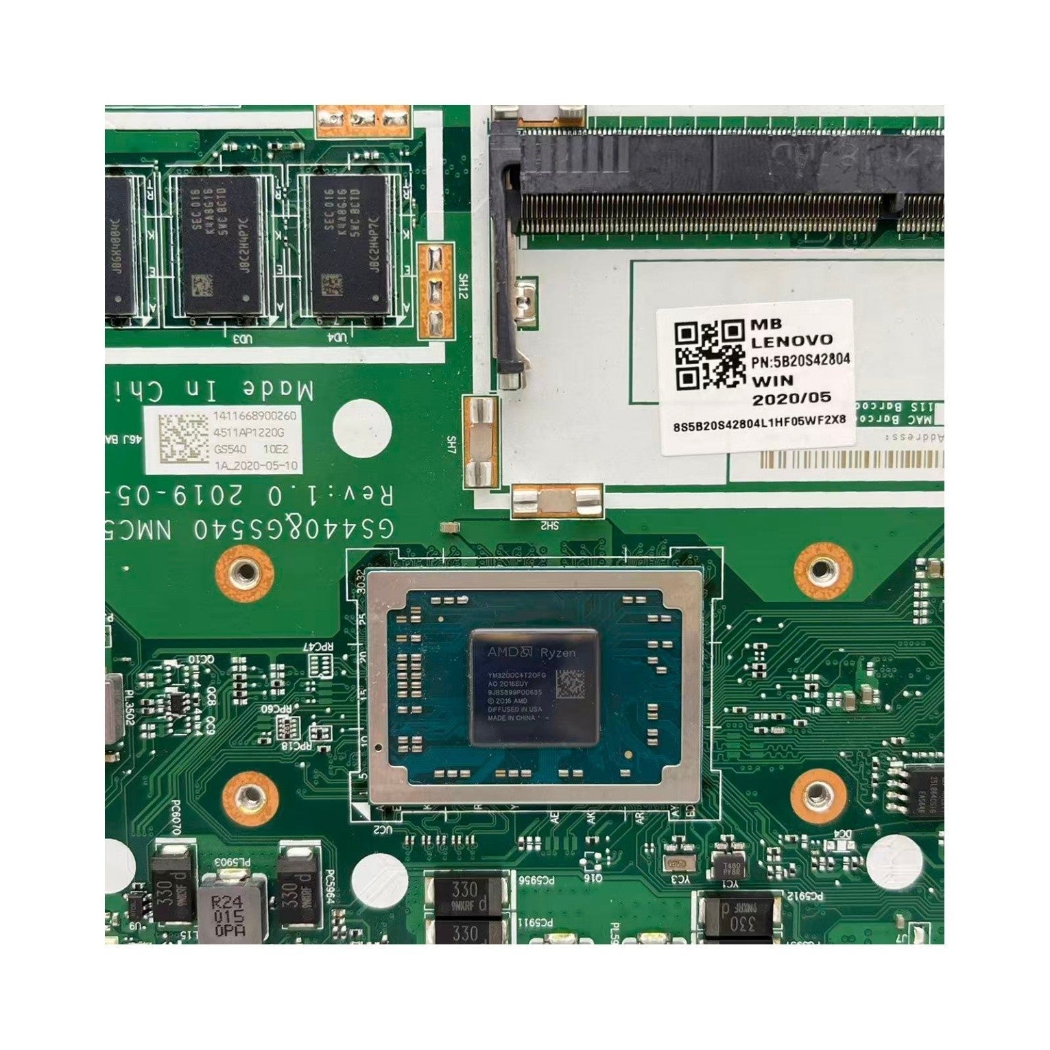 PN:5B20S42804 For Lenovo IdeaPad S145-15API Motherboard R3-3200U CPU 4GB NM-C511 - Bighao-Era Laptop part