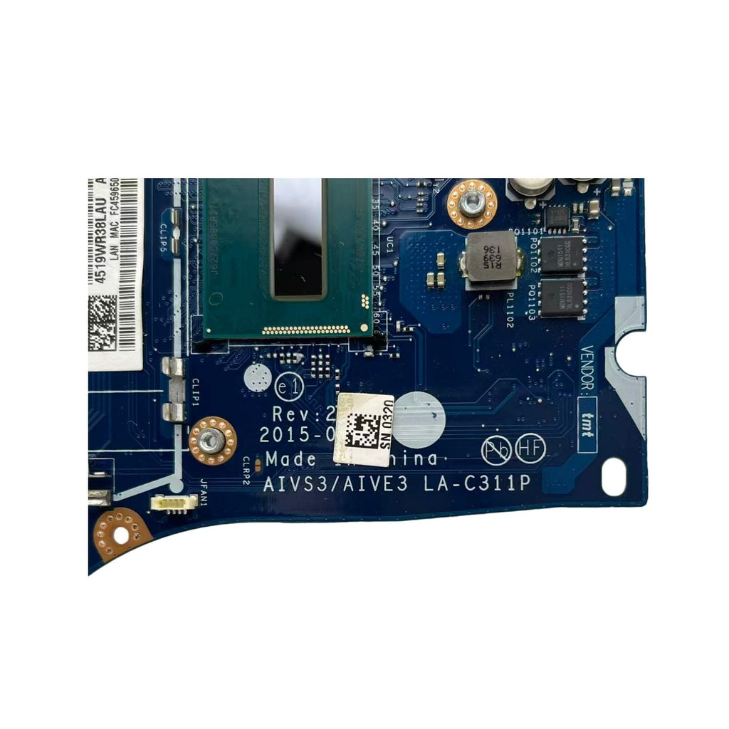 Lenovo Ideapad E31-70 Motherboard LA-C311P UMA with i3-5005U CPU 5B20K84068 - Bighao-Era Laptop part