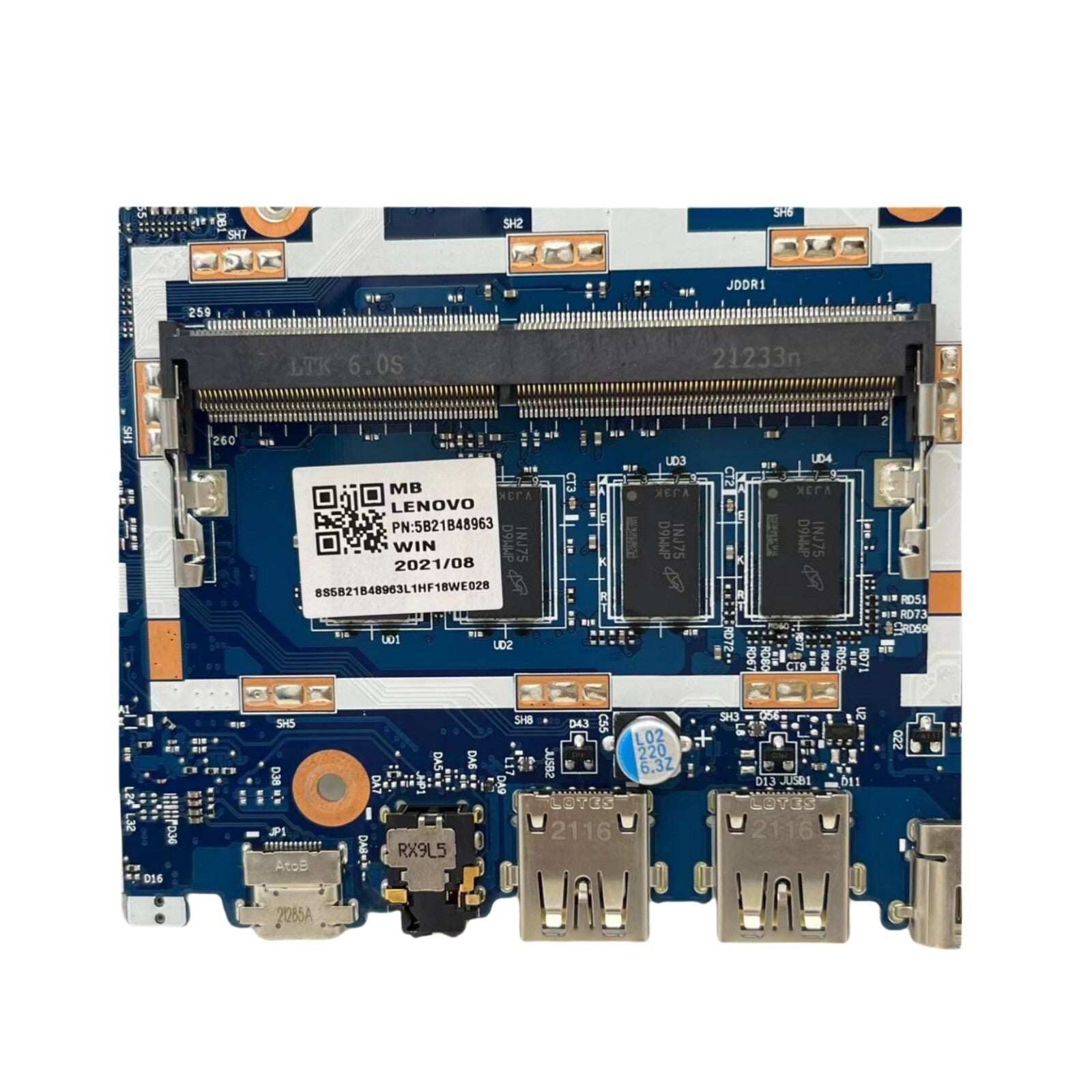 5B21B48963 Lenovo Ideapad L3-15ITL6 Motherboard NM-D511 with 7505U CPU and 4GB HG560 - Bighao-Era Laptop part