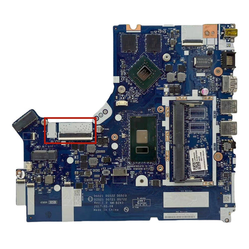 5B20P25844 For Lenovo ideapad 320-17IKB Motherboard i7-7500U 940MX-4G NM-B243 - Bighao-Era Laptop part