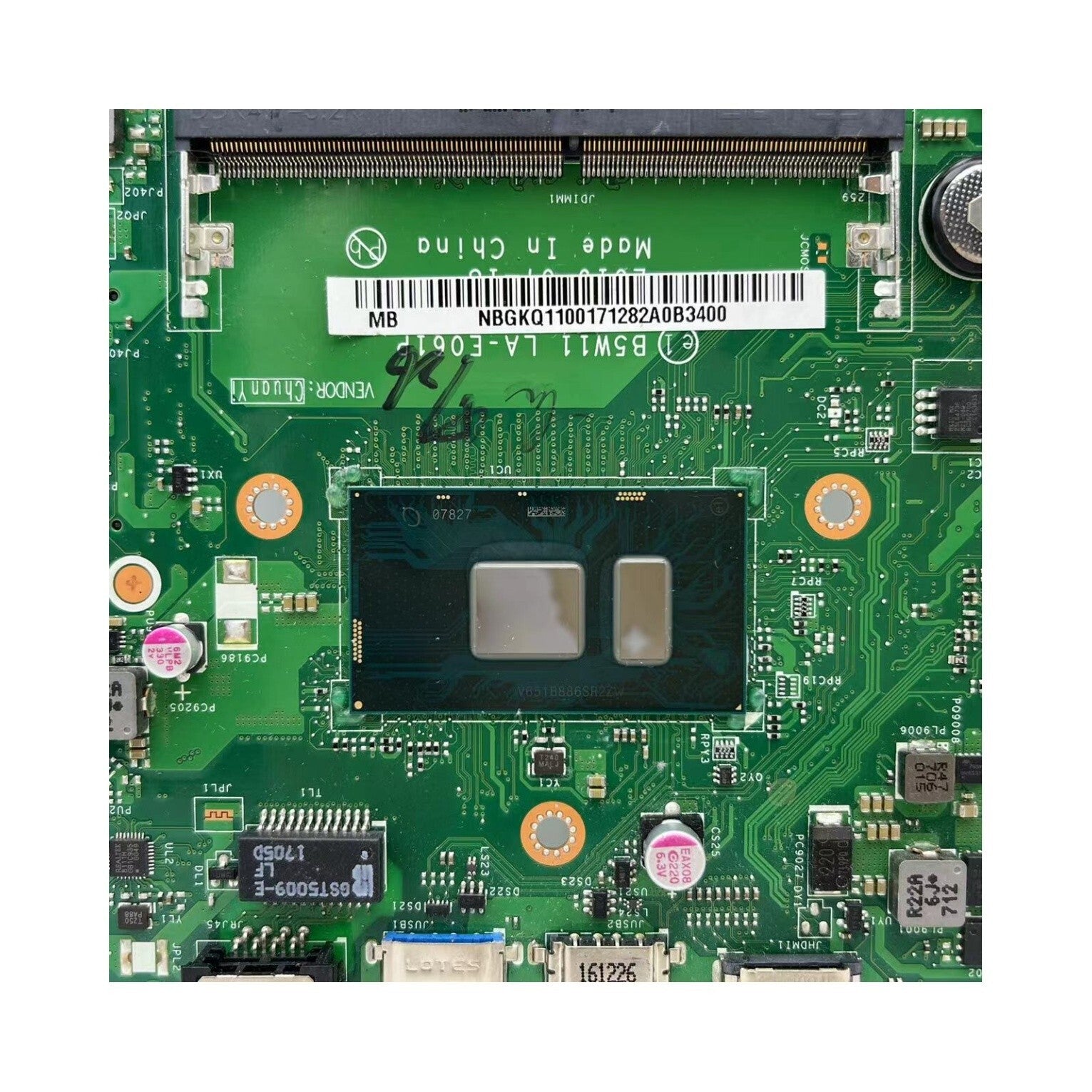NBGKQ11001 LA- E061P For Acer Aspire ES1-572 Motherboard Core i3-7100U CPU B5W11 - Bighao-Era Laptop part