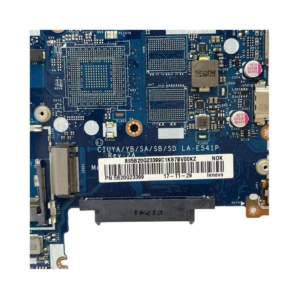 5B20Q23399 Lenovo Ideapad 320S-14IKB Motherboard with i7-8550U CPU LA-E541P - Bighao-Era Laptop part