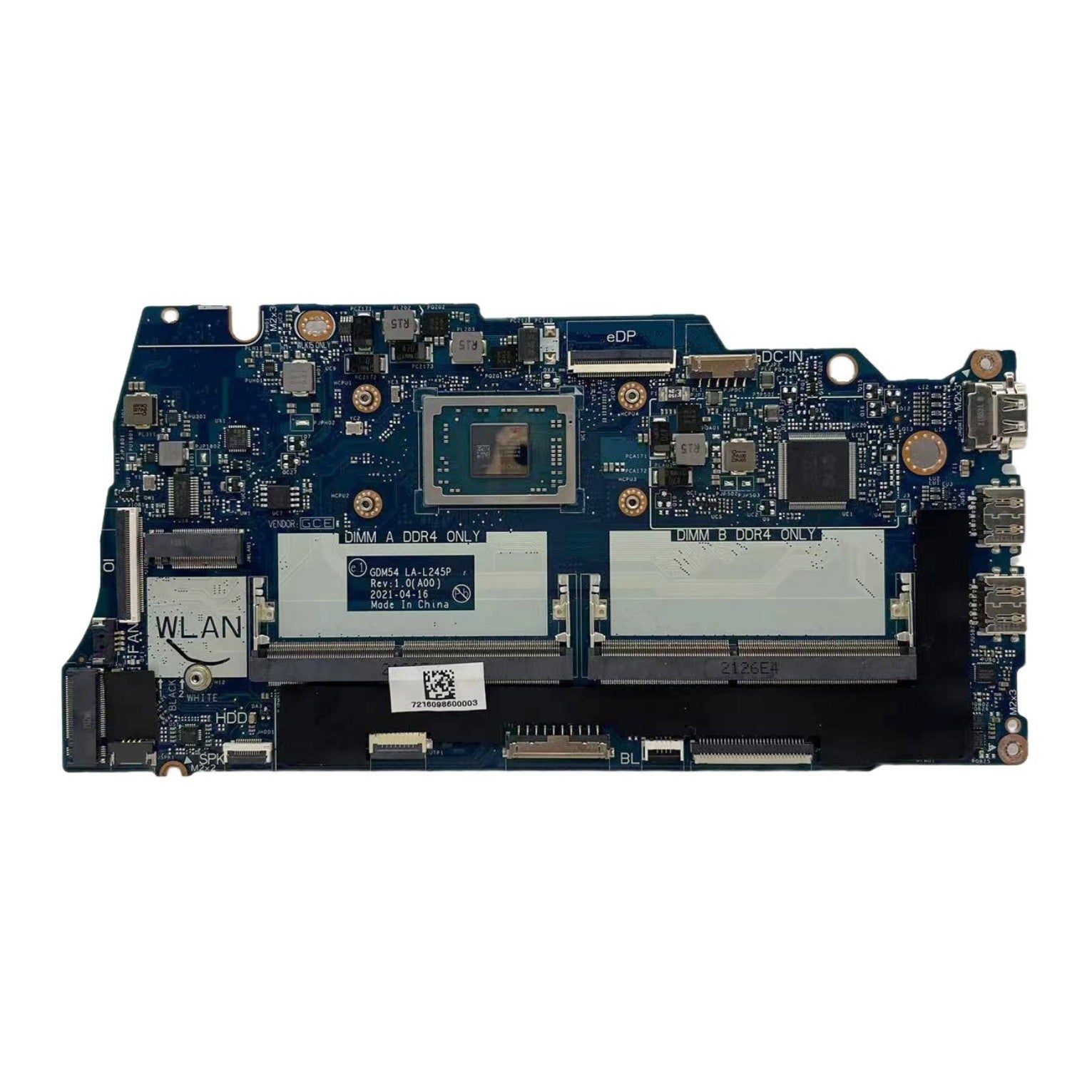 LA-L245P Dell Inspiron 15 3515 Motherboard GDM54 0G62VR with R3-3250U - Bighao-Era Laptop part