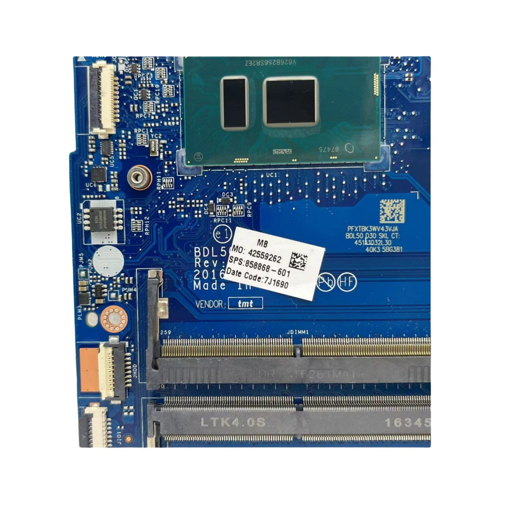 HP 15-AY Laptop Motherboard LA-D704P BDL50 858868-601 for i7-6500U R7 M440 2GB - Bighao-Era Laptop part