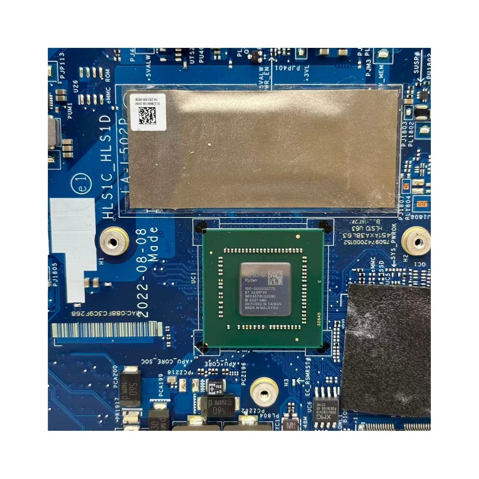 LA-L502P Lenovo IdeaPad 1 15AMN7 Motherboard R5-7520U CPU 8GB-RAM Replacement - Bighao-Era Laptop part
