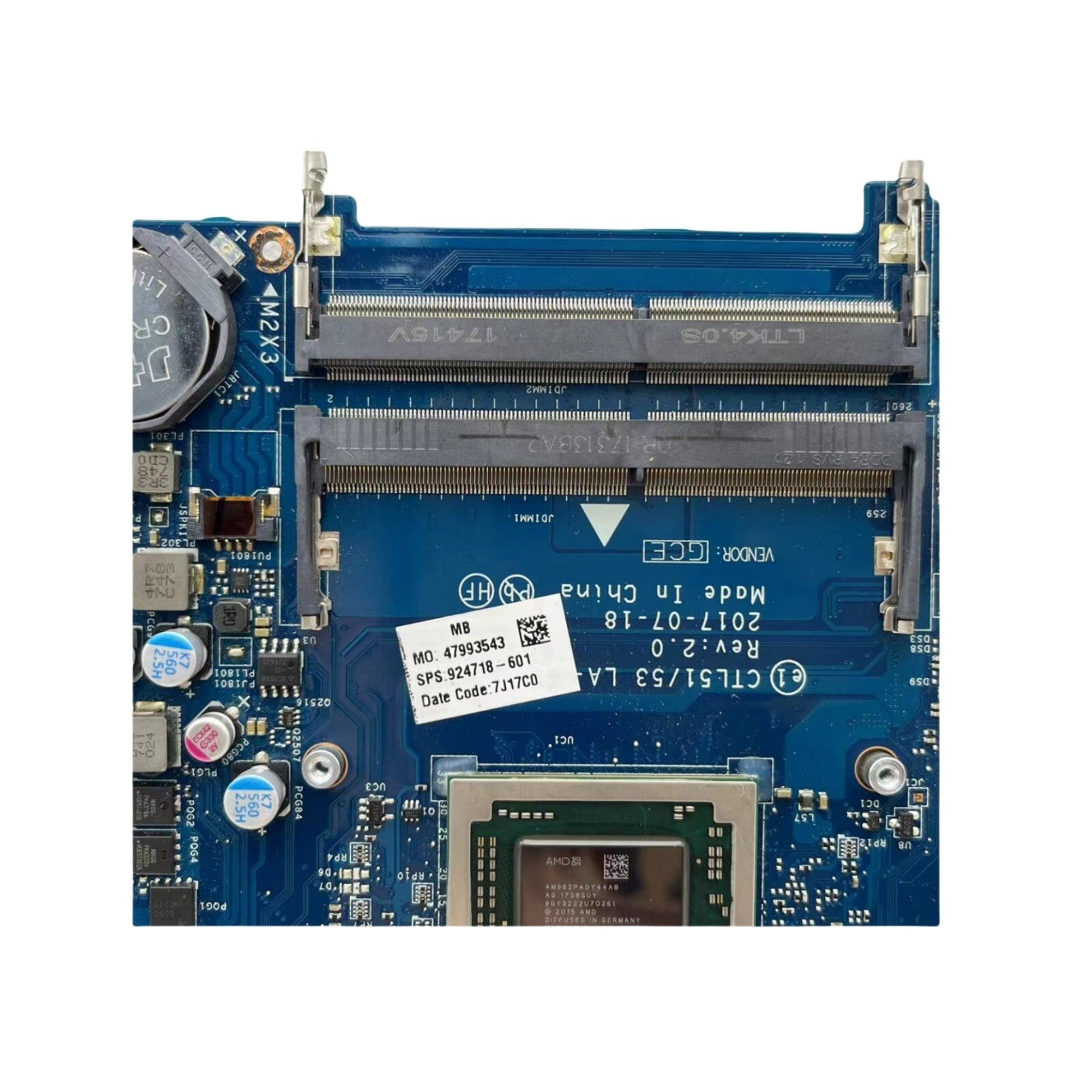 HP Pavilion 15-BW Motherboard LA-E831P CTL51/53 with AMD A10-9620P CPU 924718-601 - Bighao-Era Laptop part