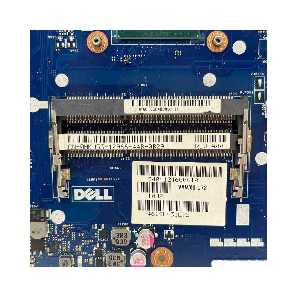 Dell Inspiron 3521 Motherboard LA-9104P CN-0HKJ53 with i3-3217U HM76 - Bighao-Era Laptop part