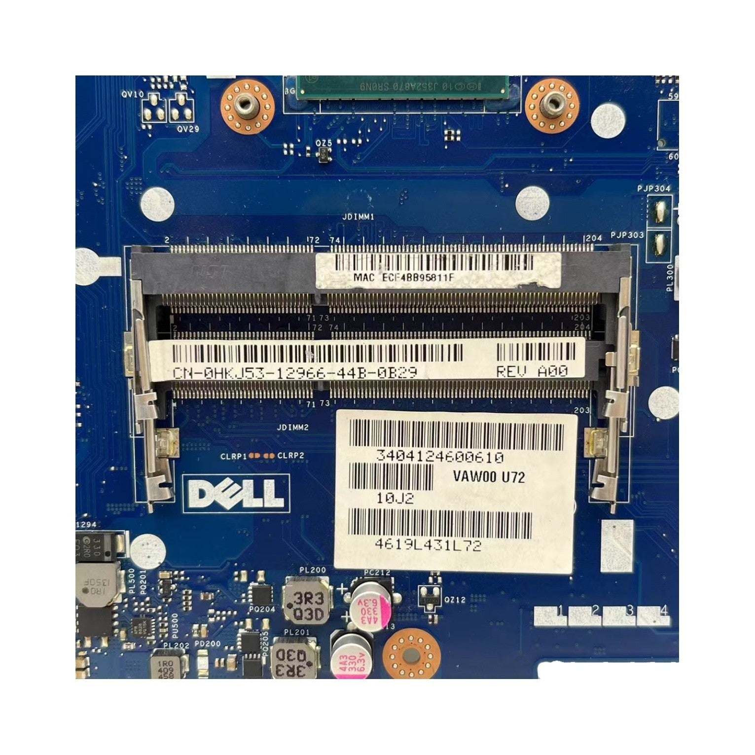 Dell Inspiron 3521 Motherboard LA-9104P CN-0HKJ53 with i3-3217U HM76 - Bighao-Era Laptop part