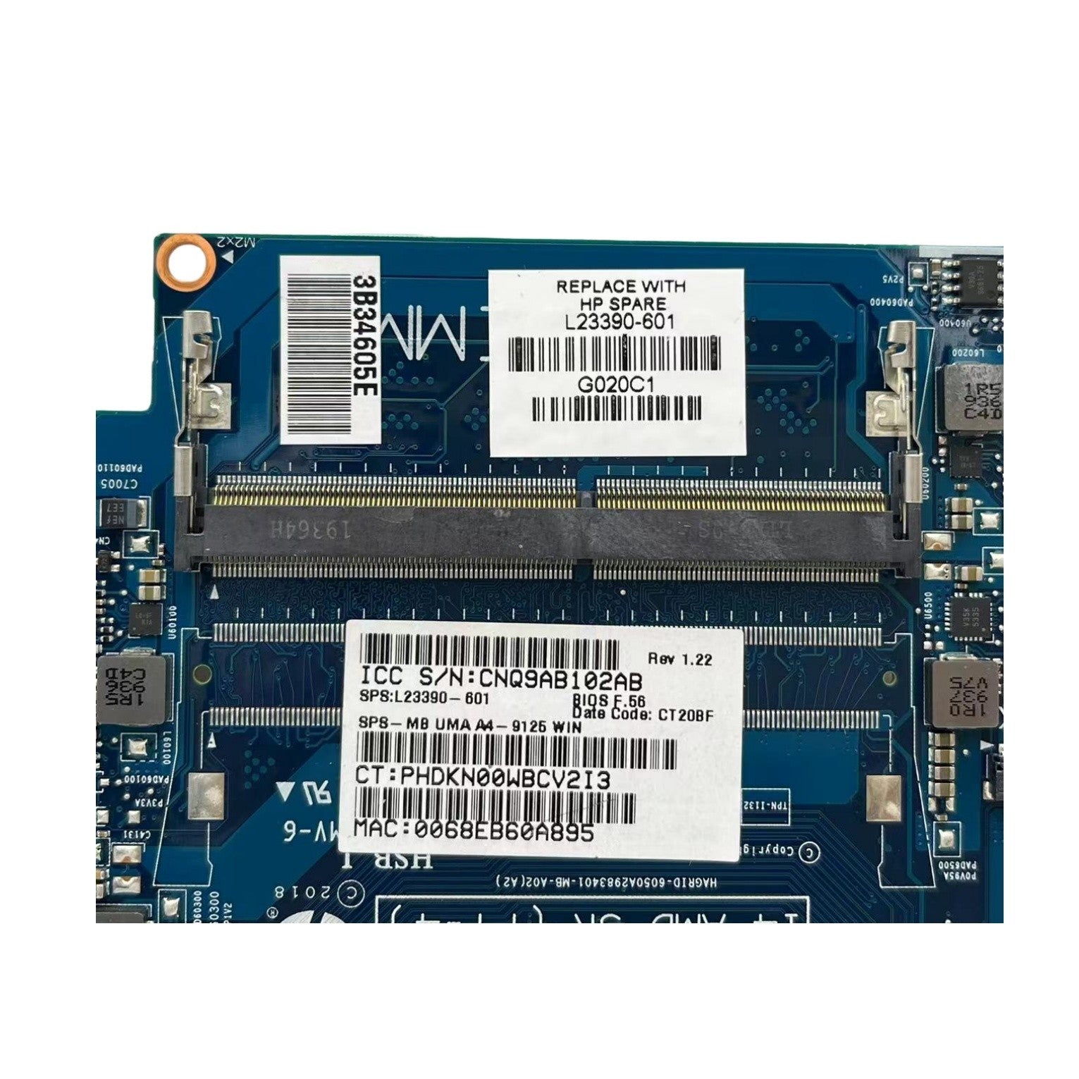 HP 14-CM Laptop Motherboard 6050A2983401 for TPN-I132 A4-9125 - Bighao-Era Laptop part