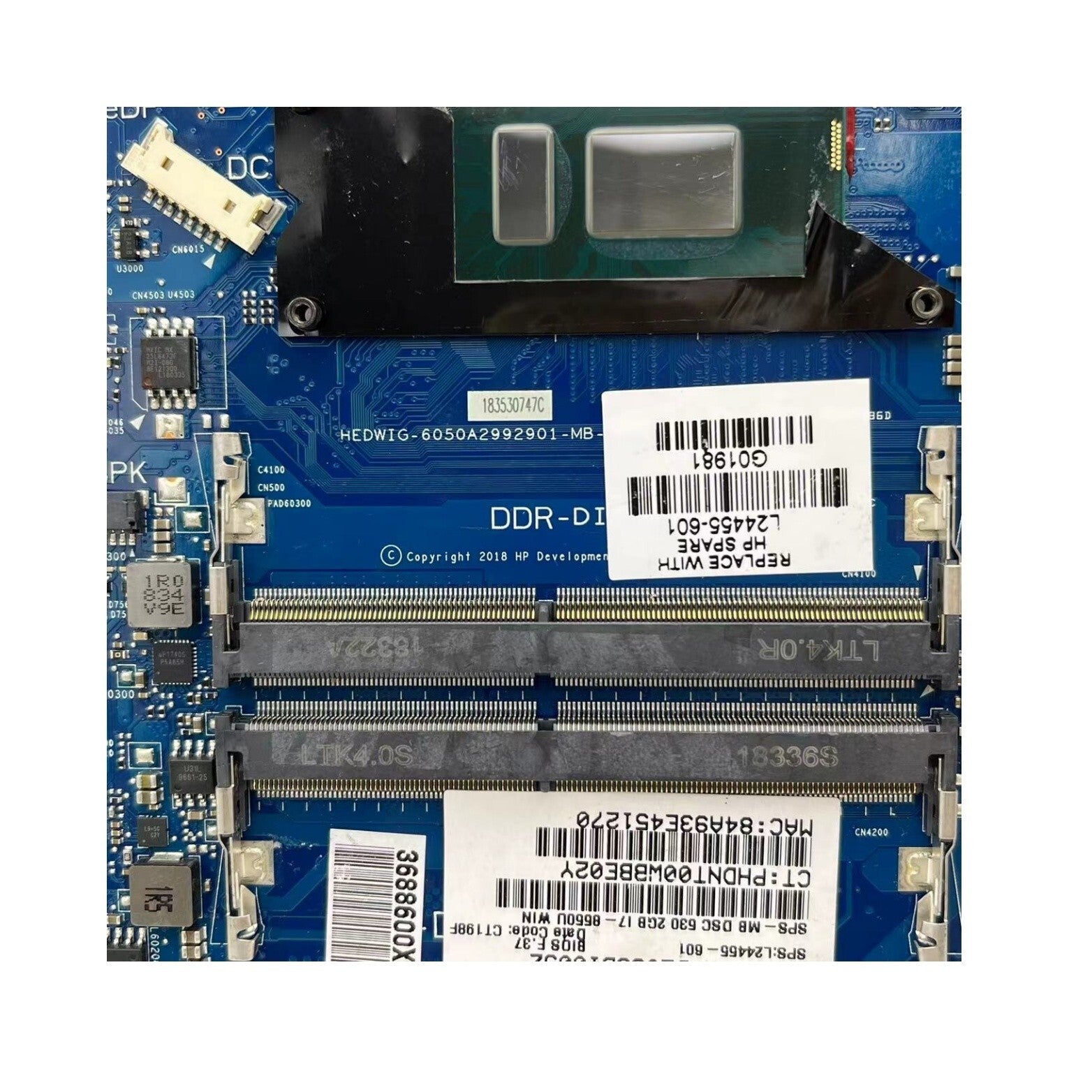 HP 14-CF Laptop Motherboard 6050A2992901 i7-8550U CPU R7 440 2G L24455-601 - Bighao-Era Laptop part