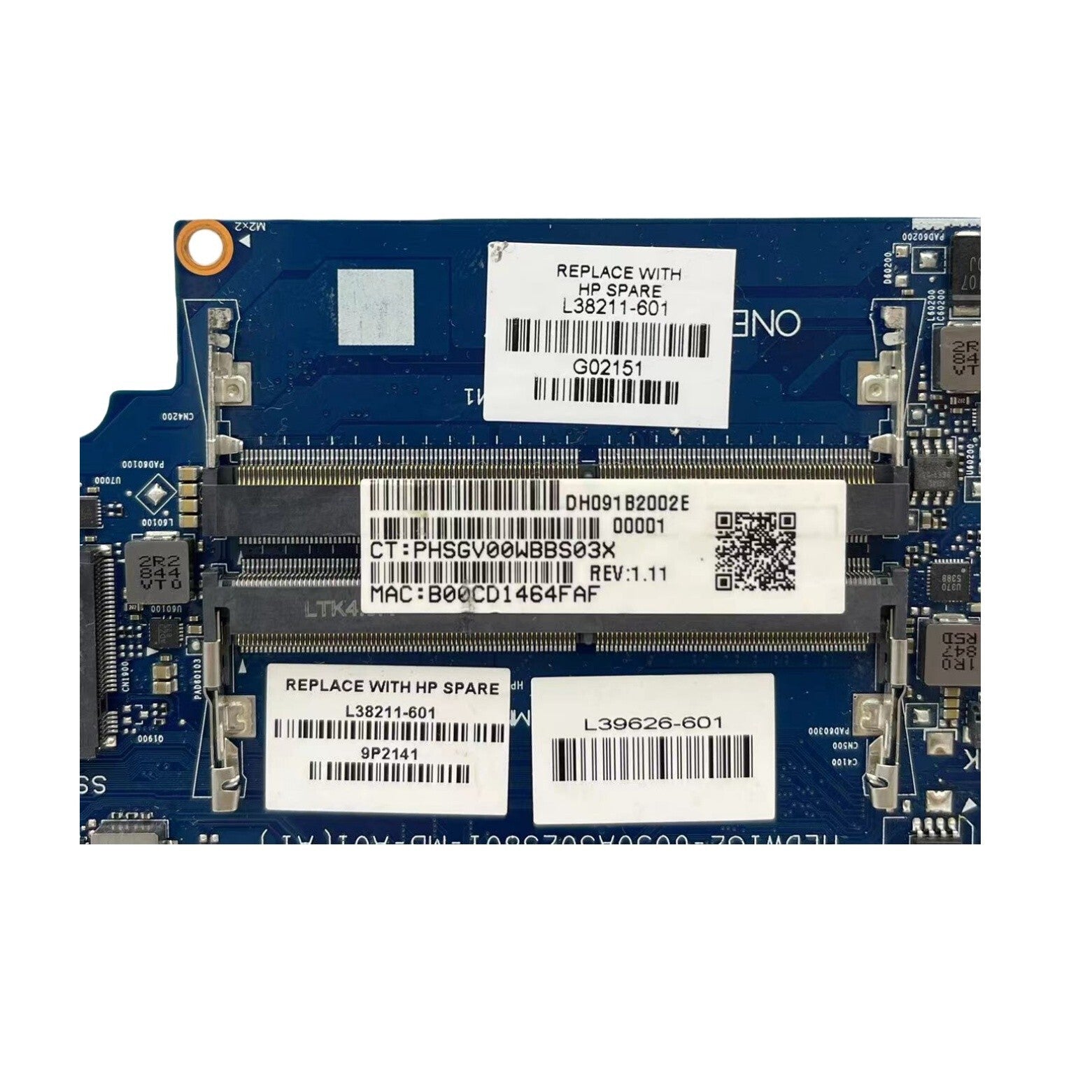 HP 14-CF i7 Motherboard 6050A3023801 with i7-8565U R7 M440 2GB GPU L38211-601 - Bighao-Era Laptop part