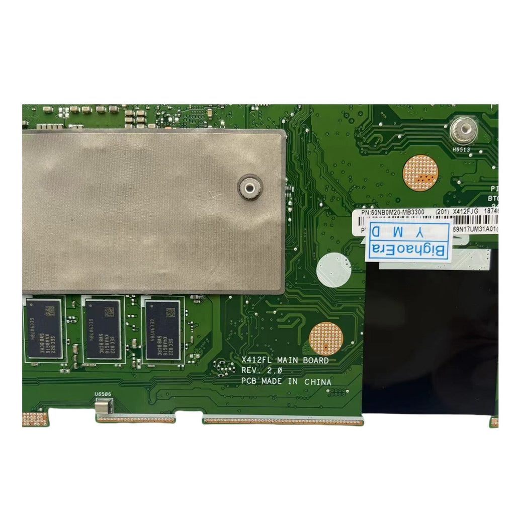 X412FL Motherboard for ASUS X412FLC X412FJ A412FL with MX110-2G 4GB-RAM i3 i5 i7 - Bighao-Era Laptop part