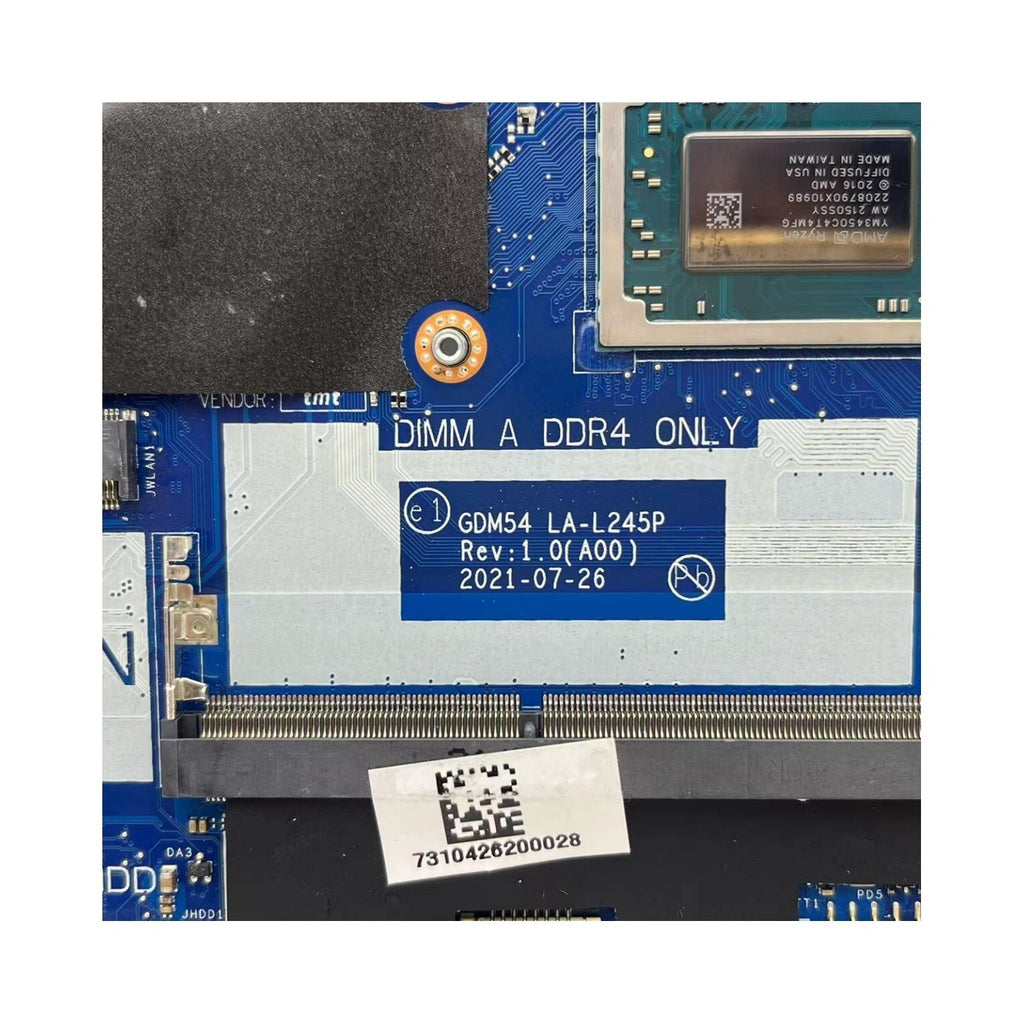 LA-L245P Motherboard for Dell Inspiron 15 3515 Notebook with R5-3450U CPU - Bighao-Era Laptop part