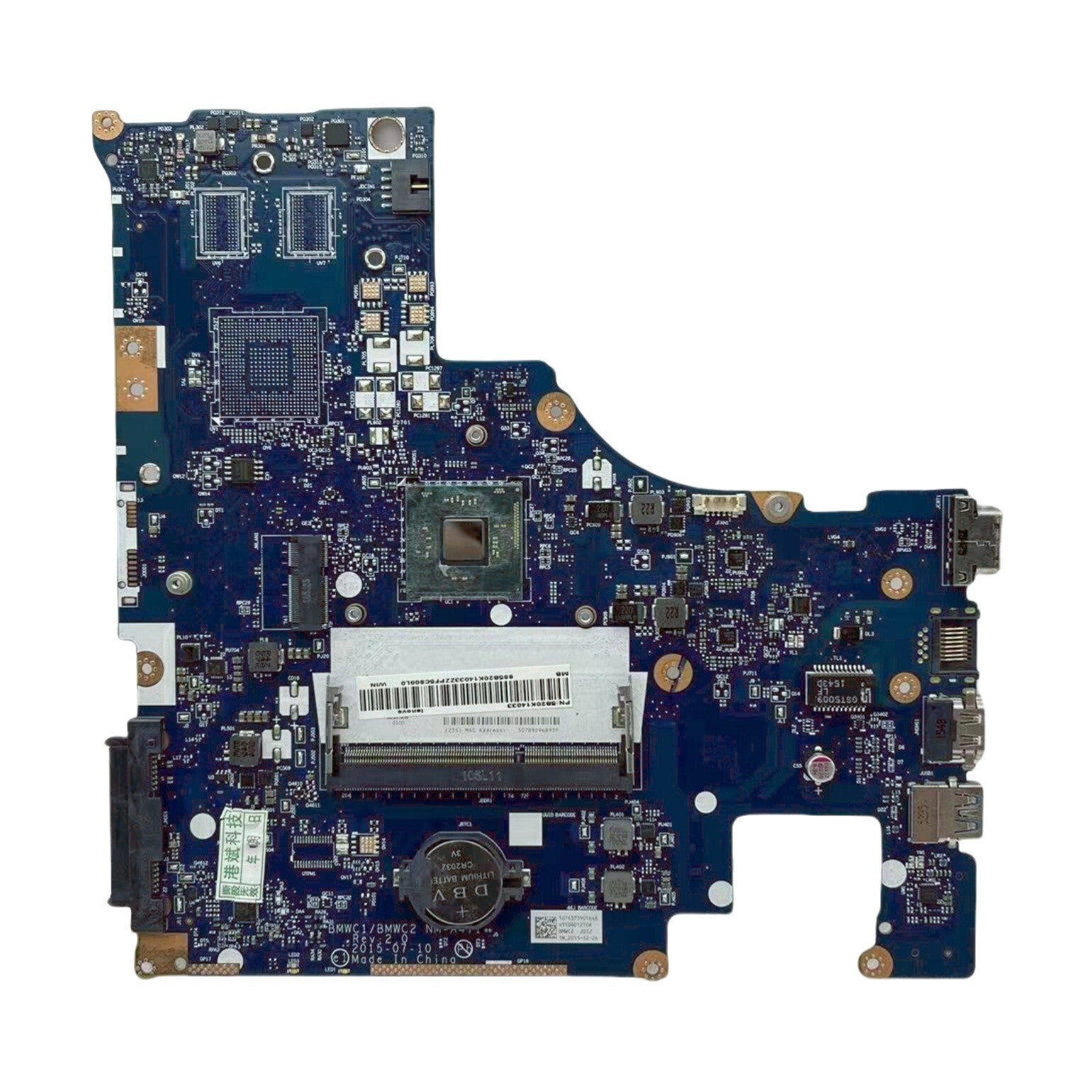 5B20K14033 Lenovo Ideapad 300-15IBR Motherboard NM-A471 with N3050 CPU - Bighao-Era Laptop part