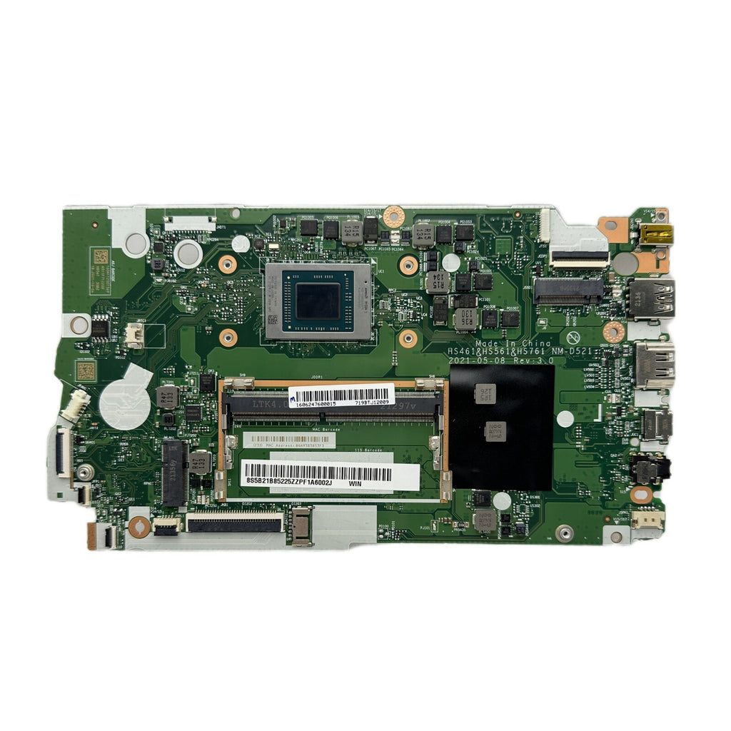 5B21B85225 Lenovo IdeaPad 3-15ALC6 Motherboard NM-D521 R3 R5 R7 CPU 4GB-RAM - Bighao-Era Laptop part