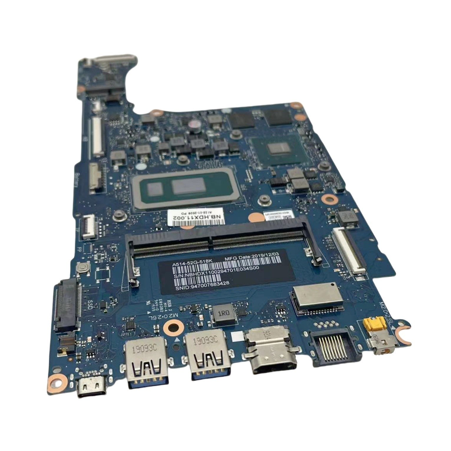 Acer Aspire A514-52G Motherboard NB8513_MB_V3 i5-8265U 4GB MX250 2GB-GPU - Bighao-Era Laptop part