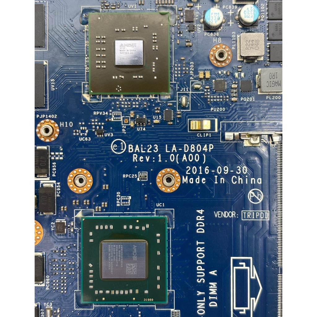 LA-D804P Dell Inspiron 5565 Motherboard A6-9200P CPU R5 M430-2GB 0K6473 Replacement - Bighao-Era Laptop part
