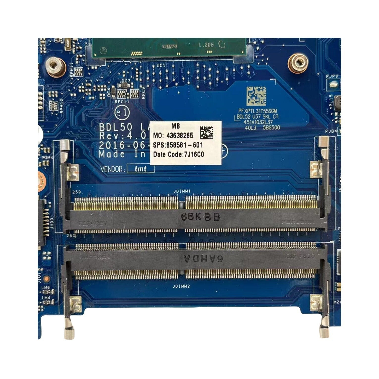 BDL50 LA-D704P For HP 250 G5 Laptop Motherboard With i5-6200U CPU UMA 858581-601 - Bighao-Era Laptop part