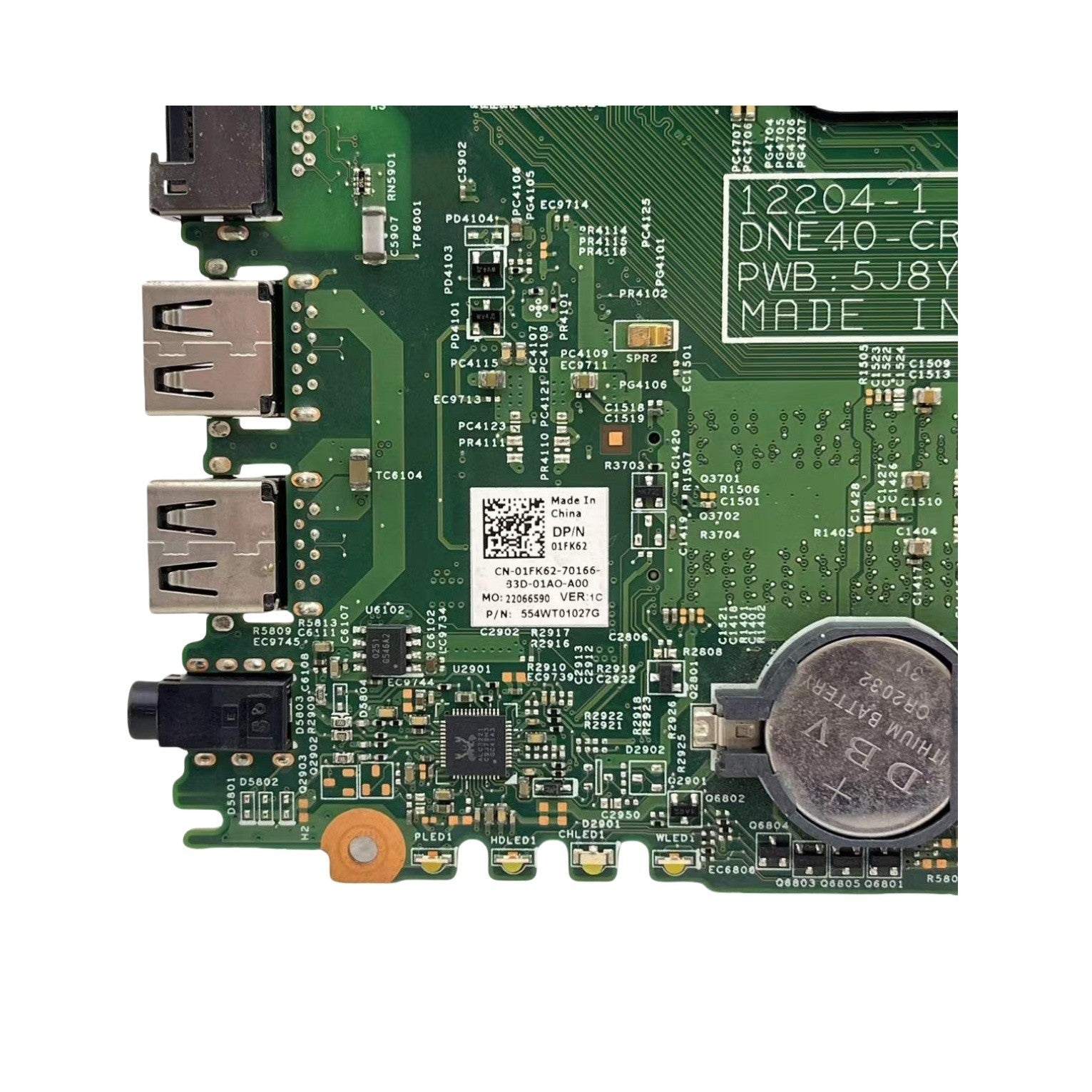 01FK62 12204-1 For Dell Inspiron 14R 5421 HM76 Motherboard GT730M 2G i5-3337U