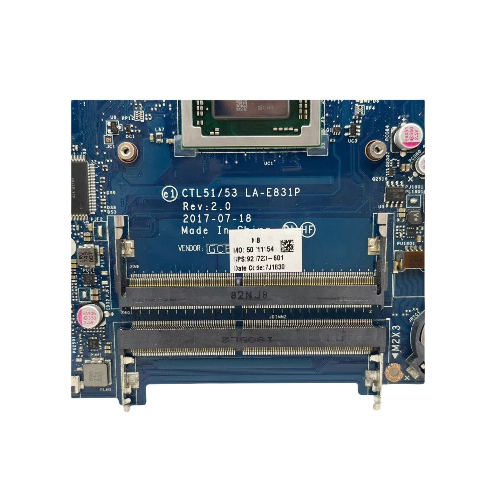 LA-E831P HP Pavilion 15-BW Motherboard 924723-601 A10-9620P CPU R7 M340 2G - Bighao-Era Laptop part