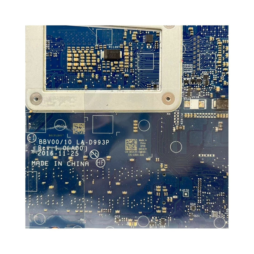LA-D993P For DELL Inspiron P65F 15 7567 Motherboard i5-7300HQ GTX1050 4GB 0KD43Y - Bighao-Era Laptop part