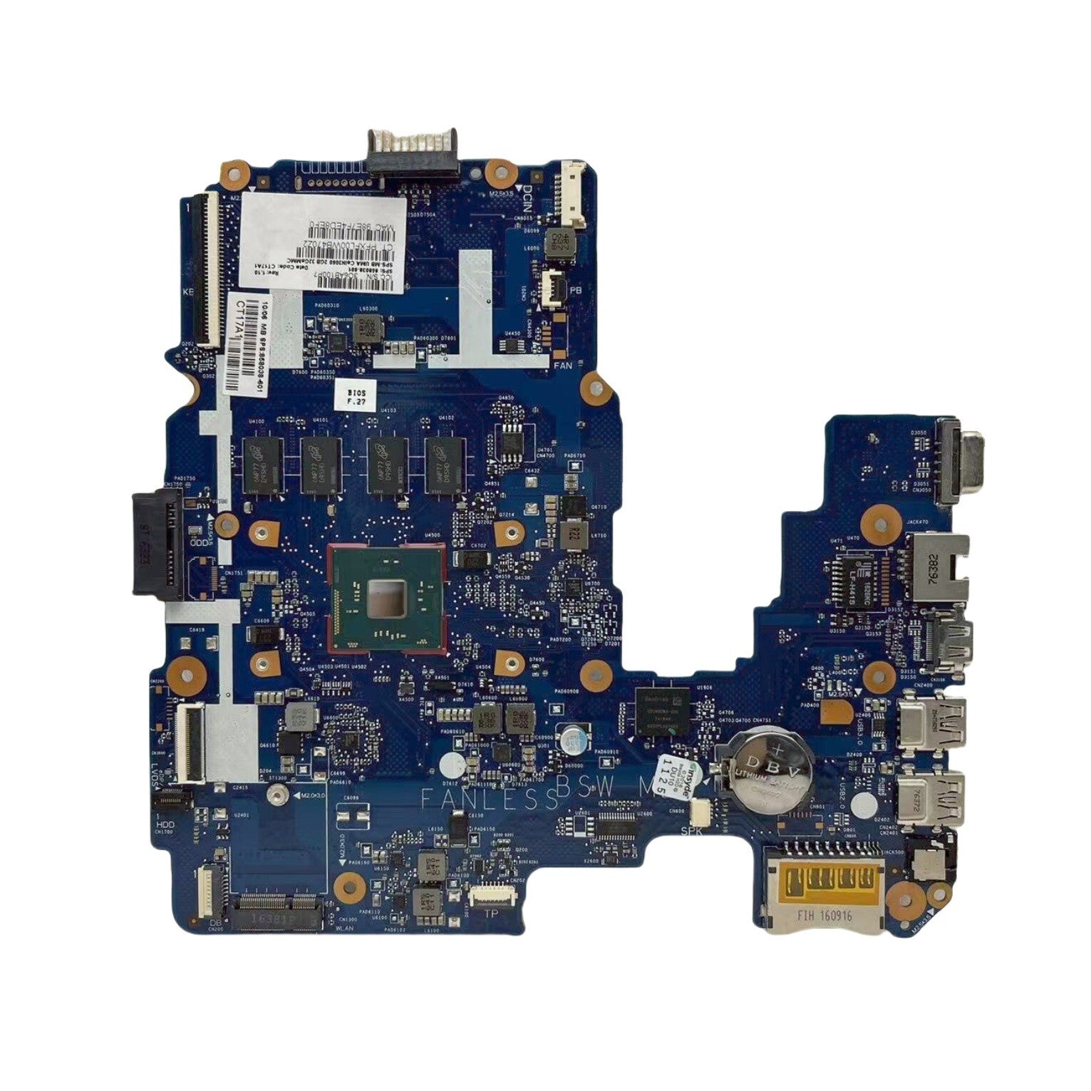 HP Pavilion 14-AM Motherboard 858038-601/001 for N3060 CPU - Replacement Part - Bighao-Era Laptop part