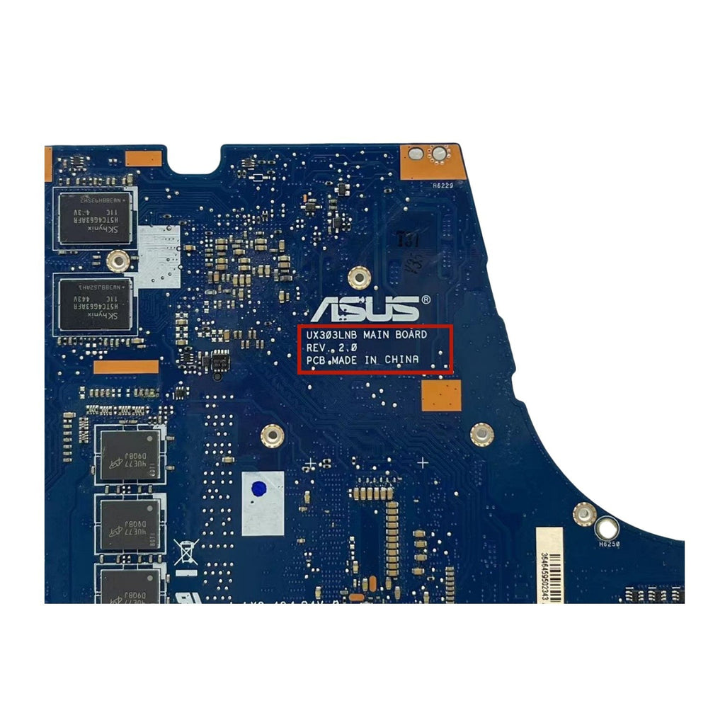 UX303LNB For ZenBook ASUS UX303LN UX303LB Motherboard i7-5500U 4GB GT840M-2G - Bighao-Era Laptop part