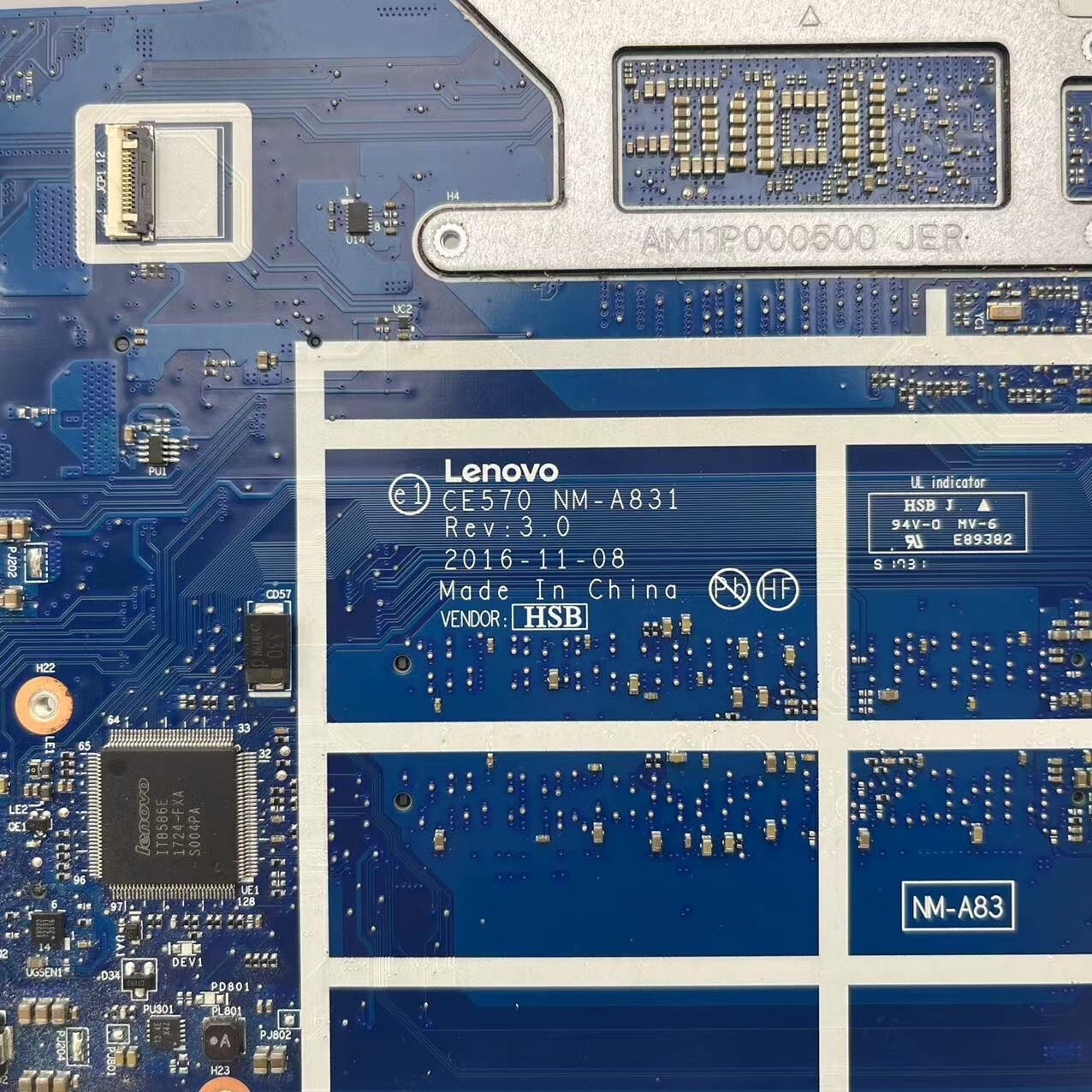 Lenovo ThinkPad E570 Motherboard NM-A831 with GTX950M 2G GPU i7-7500U - Bighao-Era Laptop part