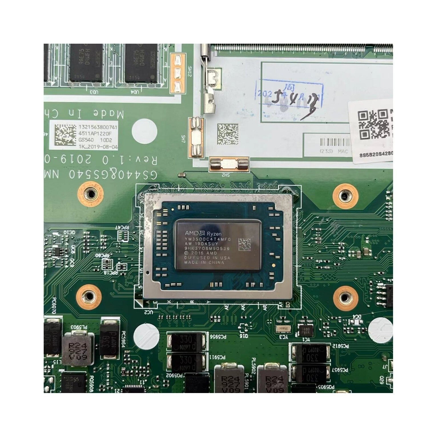 Lenovo IdeaPad S145-15API Motherboard NM-C511 R5-3500U 4GB-RAM 5B20S42802 - Bighao-Era Laptop part